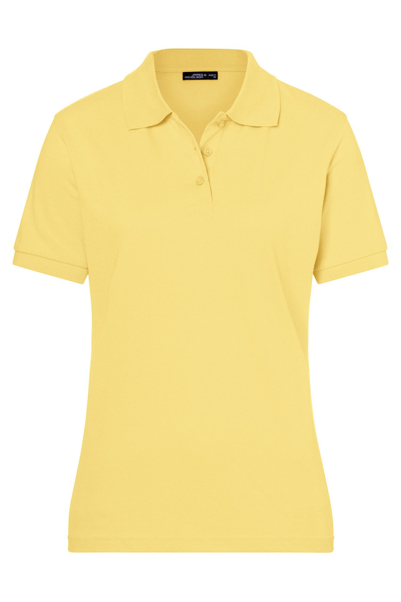 Poloshirt Doppelpack Feines Damen Piqué-Poloshirt mit gestrickten Bündchen JN071