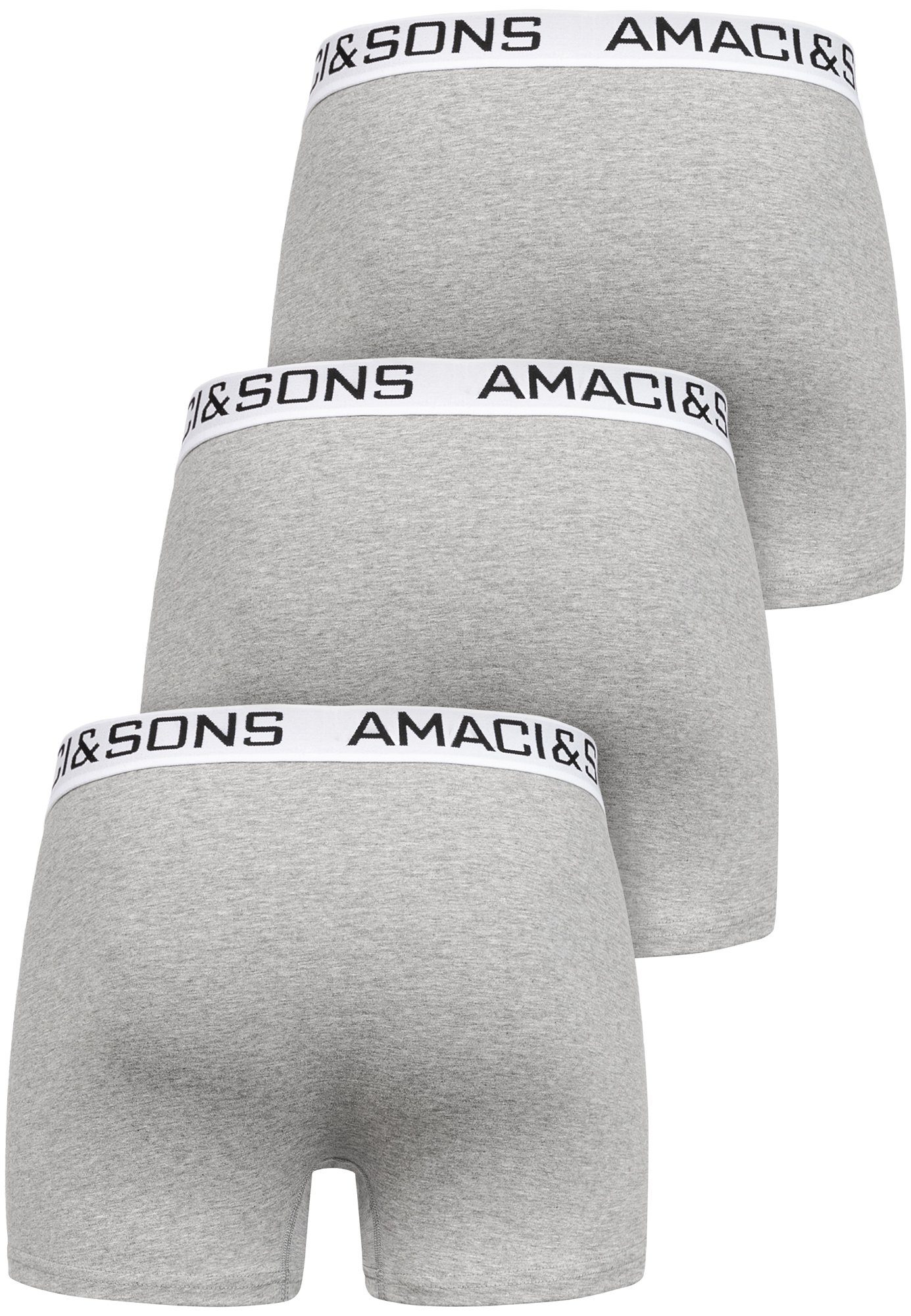 Amaci&Sons Boxershorts DUSTIN 3er Pack Boxershorts (3er-Pack) Herren Baumwo günstig online kaufen