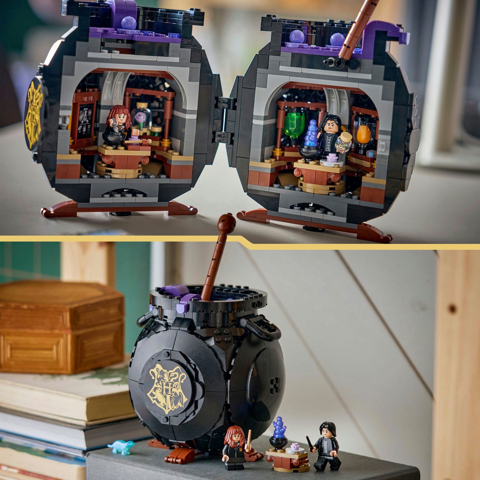 LEGO® Kessel: Geheimes Klassenzimmer für Zaubertränke (76464) Konstruktionsspielsteine, (652 St), LEGO Harry Potter; Made in Europe