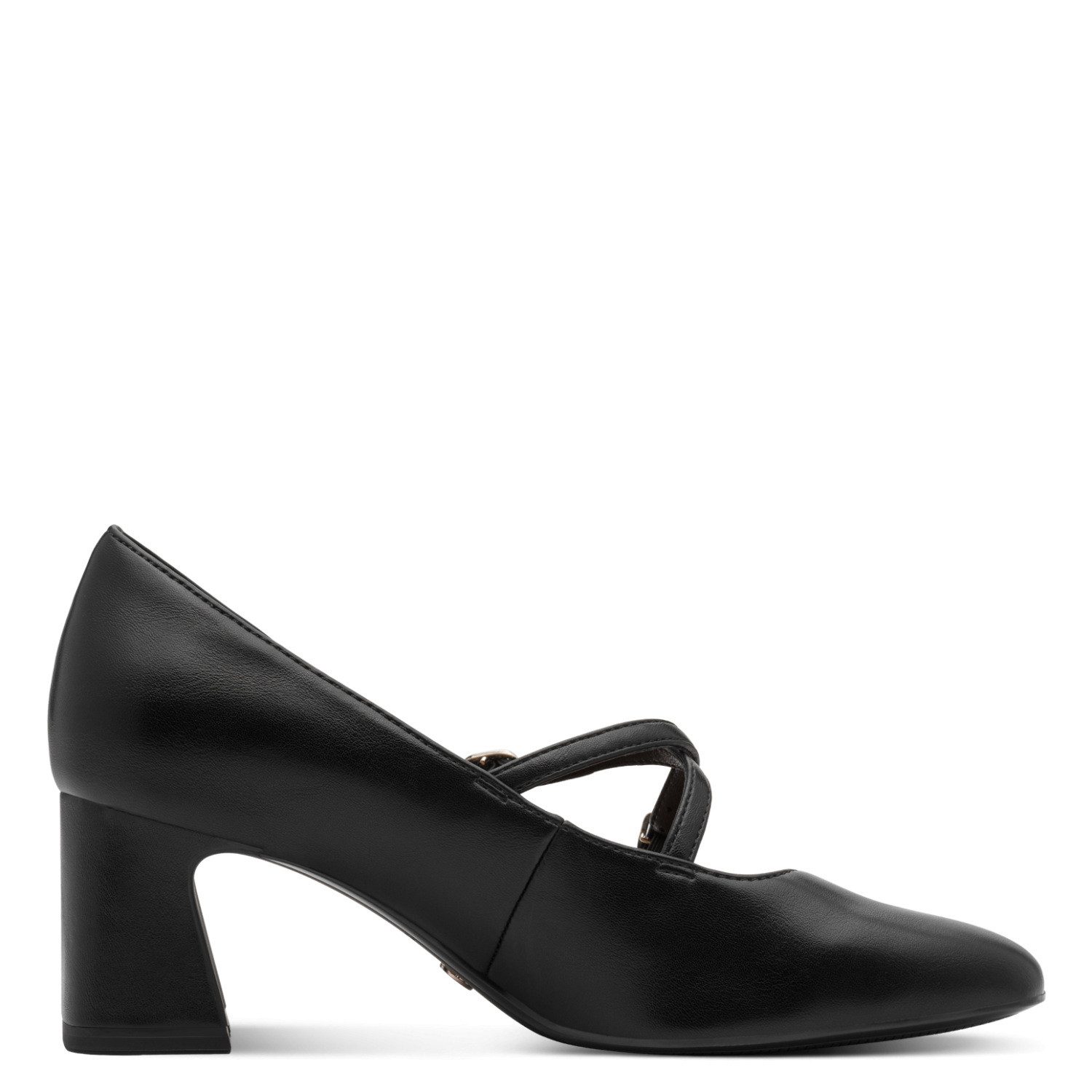 Tamaris Spangenpumps, Blockabsatz, Abendschuh, Festtagsschuh mit verstellbaren Schnallen