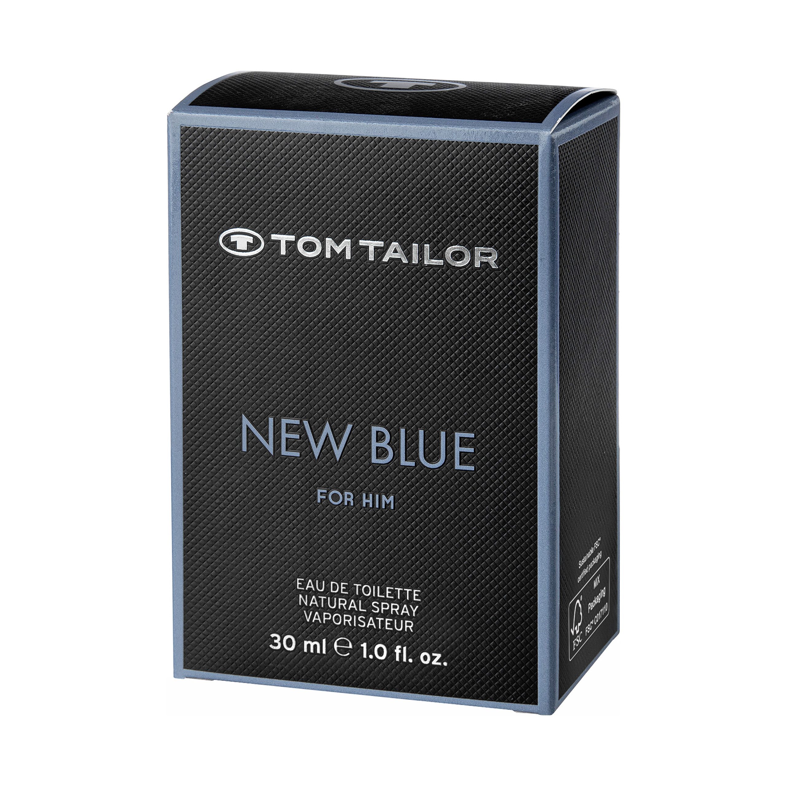 TOM TAILOR Eau de Toilette NEW BLUE, frische Duftrichtung, Zitronen-Kopfnote