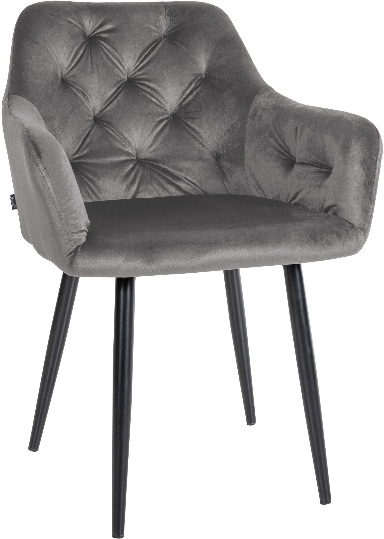 CLP Esszimmerstuhl Stanley, gesteppte Polsterung, Metallgestell günstig online kaufen