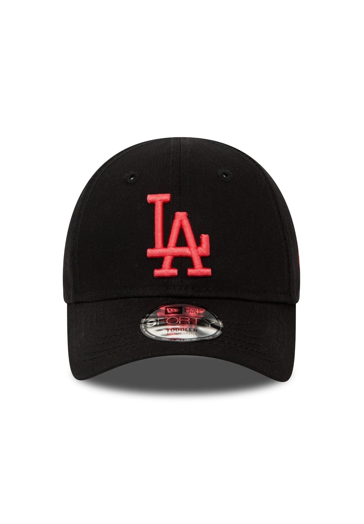 New Era Baseball Cap Los Angeles Dodgers MLB League Essential Schwarz 9Forty Cap für Kleink (1-St)