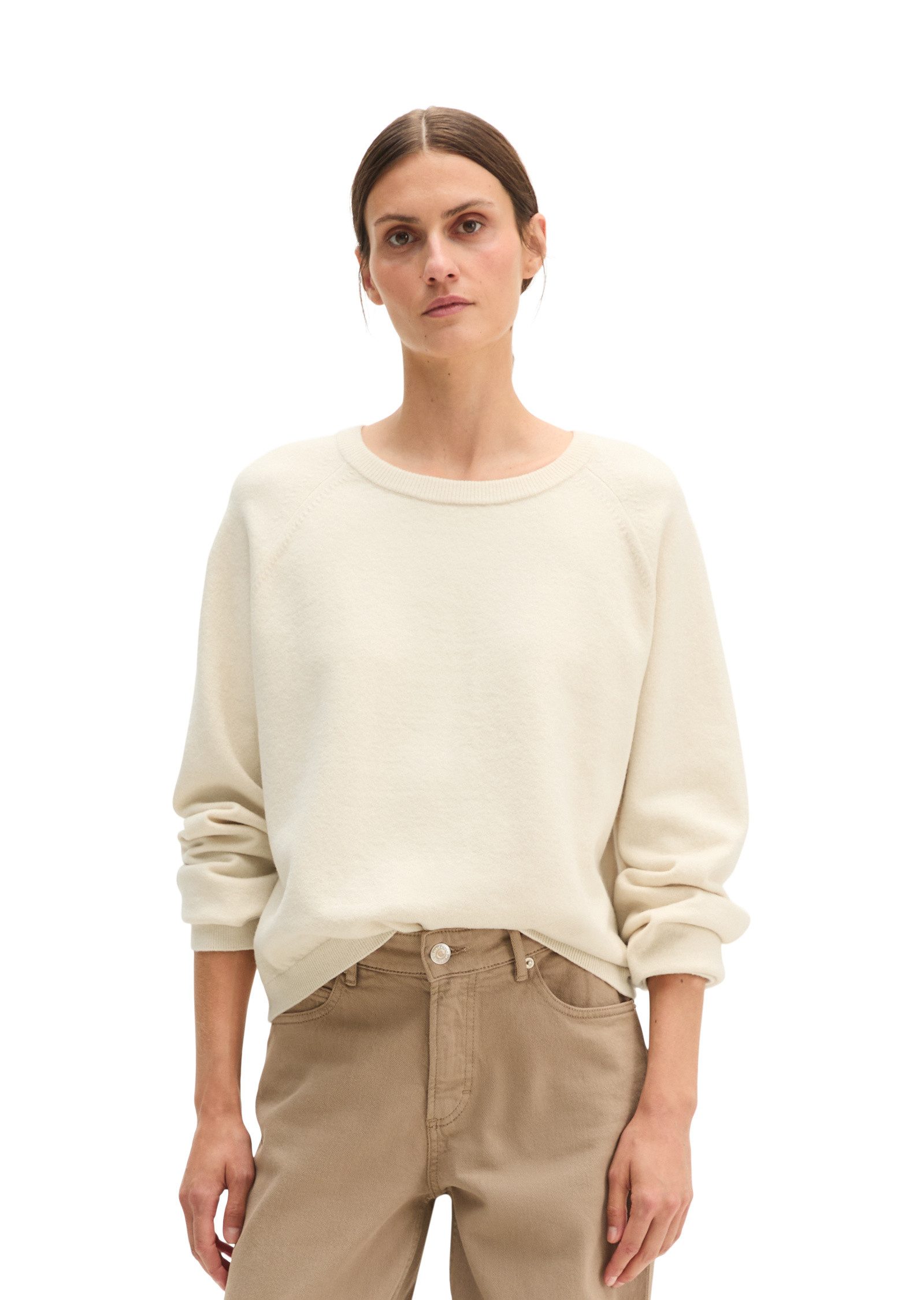 Marc O'Polo Strickpullover aus Cotton Wool Stretch