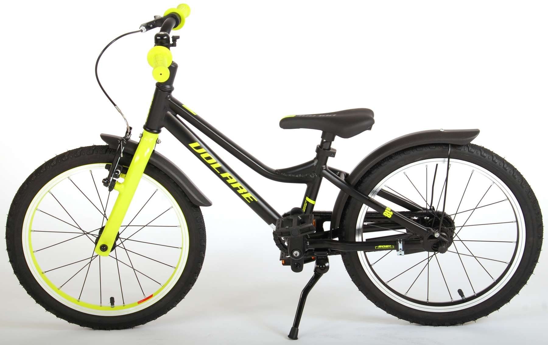 - - 18 Sicherheitsgriffe), 1 Handbremse, Kinderfahrrad Kinder Jugend und Kinderrad - - ohne Rücktritt - Zoll Zoll Schaltung (Jungsfahrrad TPFSports Gang, Fahrrad Fahrrad Jugend Jungen Kinderfahrrad Volare 18 Blaster Schwarz