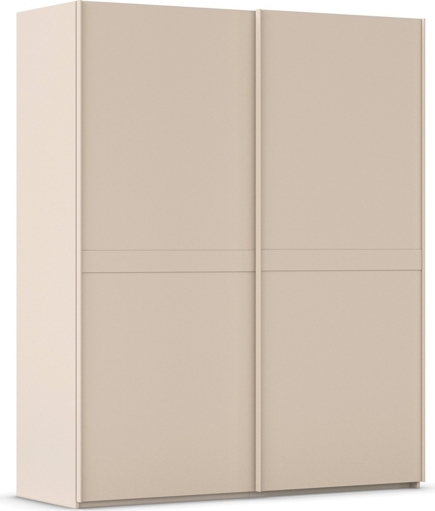 rauch Schwebetürenschrank Kleiderschrank Schrank Garderobe Schlafzimmerschrank SCALE-LINE edle Optik mit Bauchbinde in Korpusfarbe Dekorfront MADE IN GERMANY