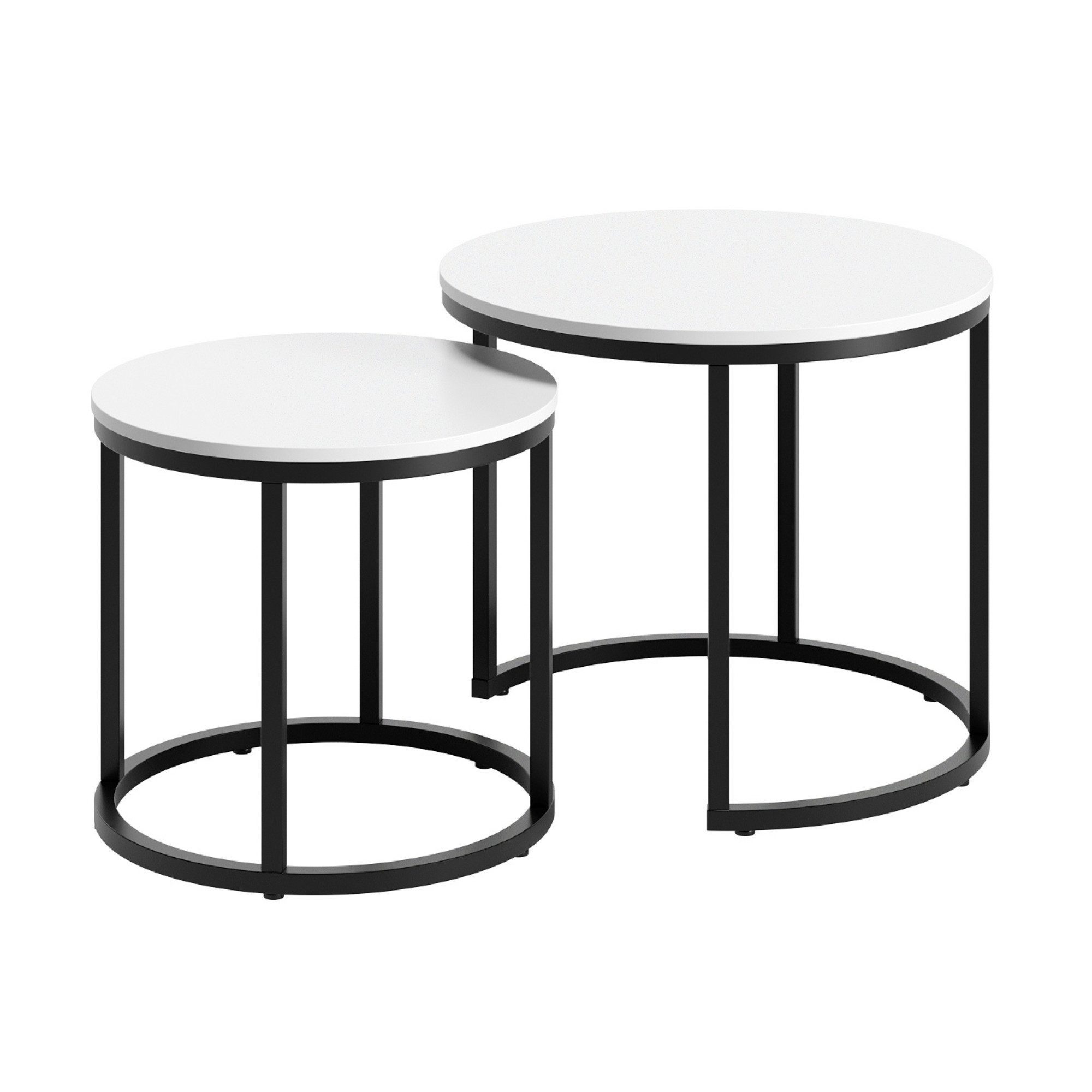 Home Collective Couchtisch Kleiner 2er Set aus Holz, Wohnzimmertisch Modern günstig online kaufen