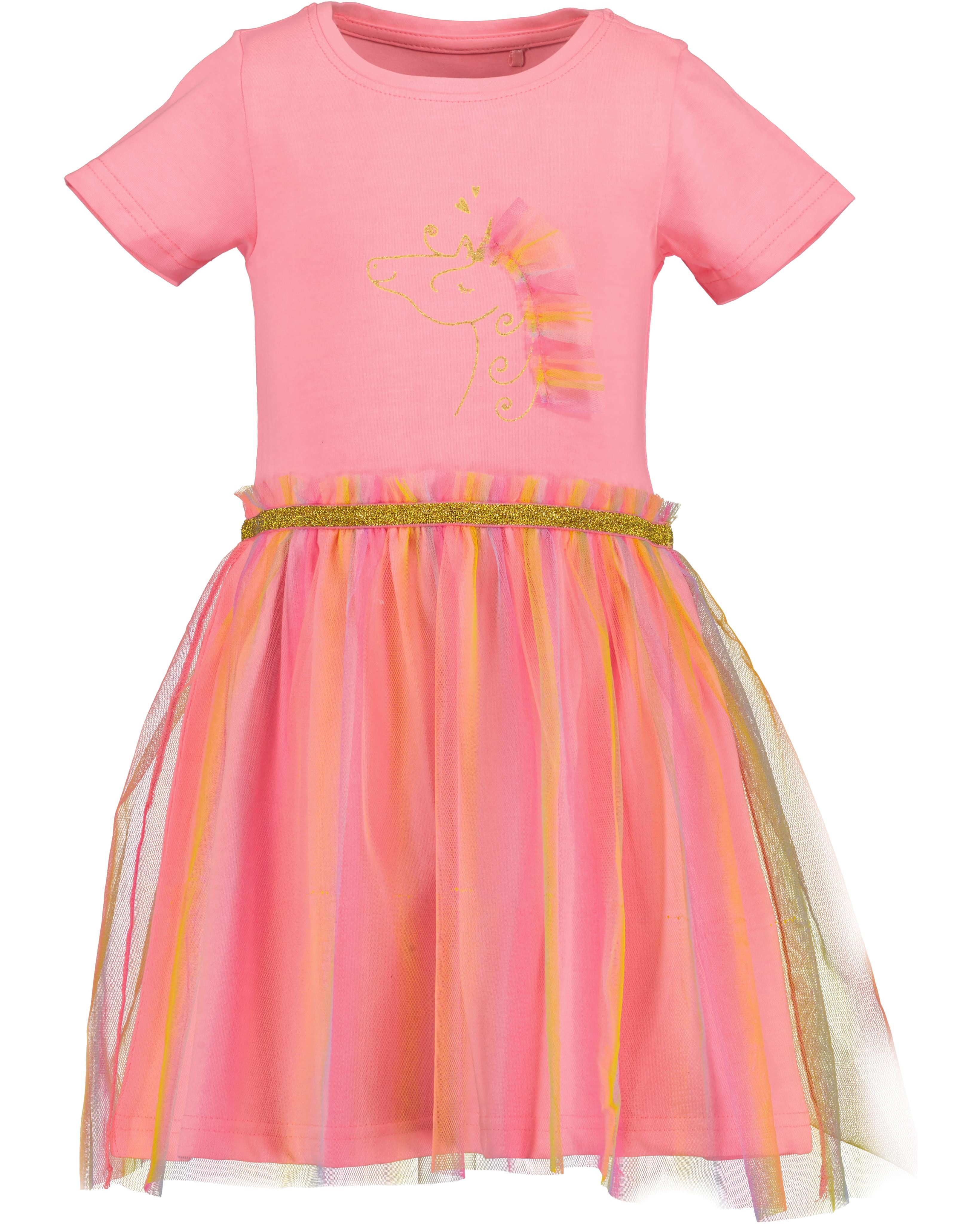 Blue Seven Jerseykleid (1-tlg) mit aufgesetztem Tüllrock und tollem Frontmotiv