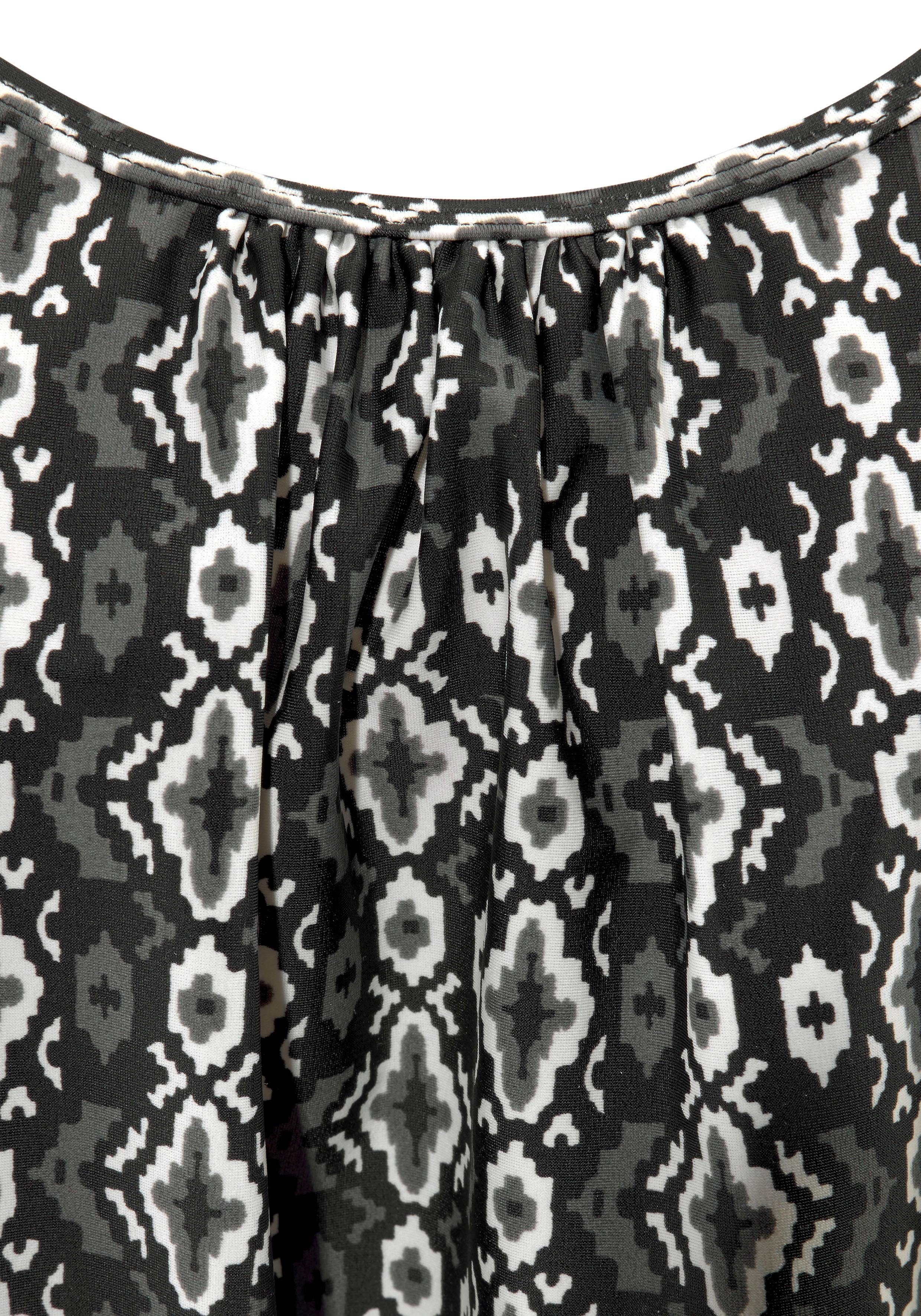 LASCANA Oversize-Tankini bauchbedeckende Oversize-Form, bis D-Cup geeignet