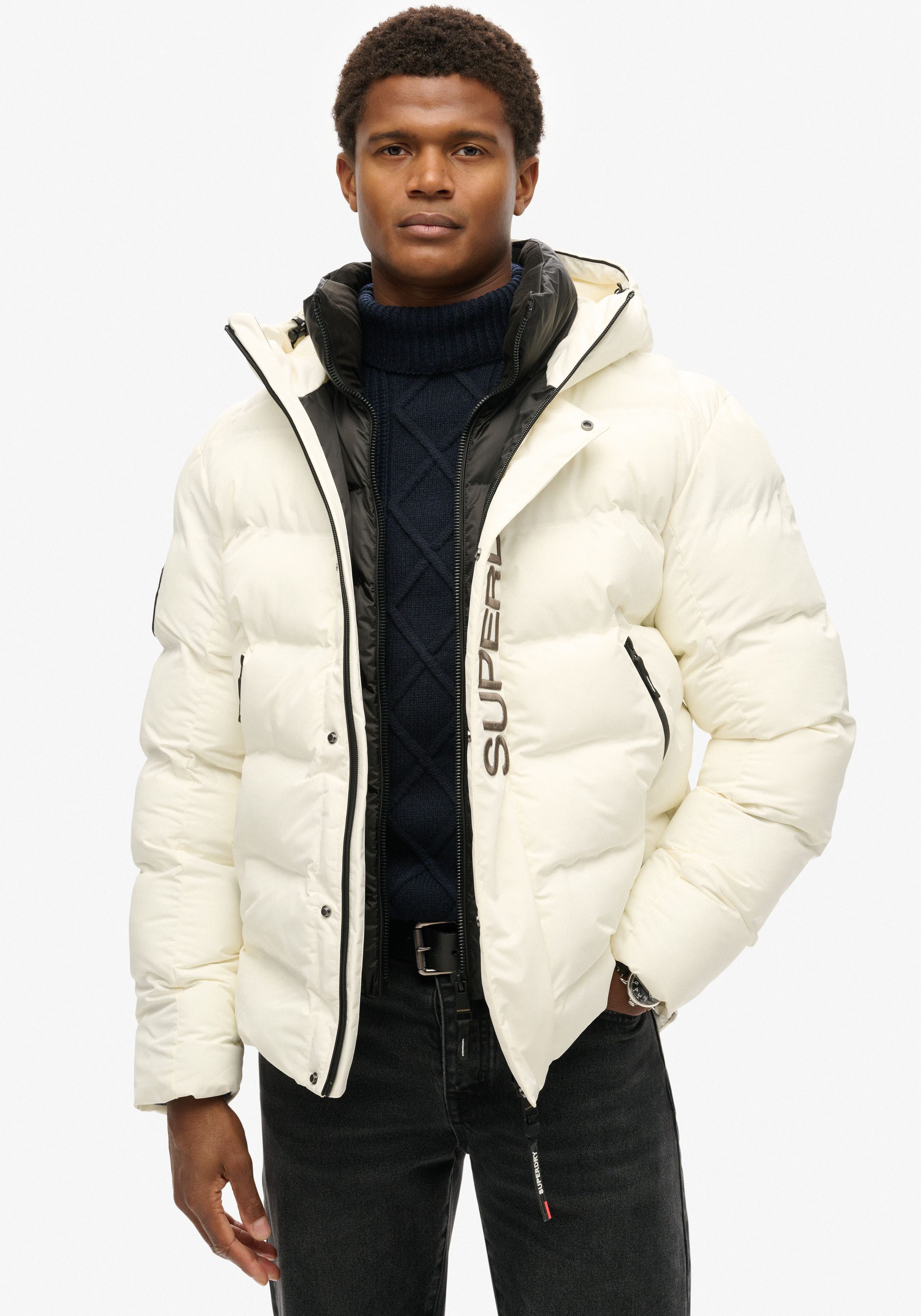 Steppjacke Hooded City Graphic Puffer Jkt