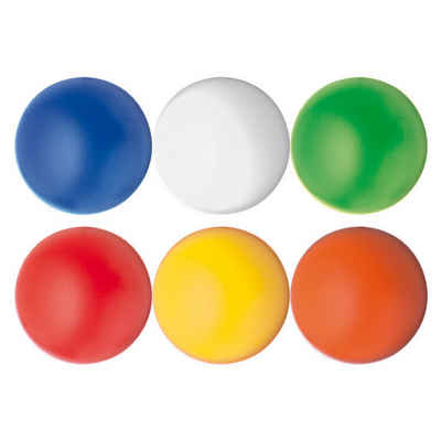 Livepac Office Physioball 6x Anti-Stressball / Wutball / Knautschball / 6 verschiedene Farben