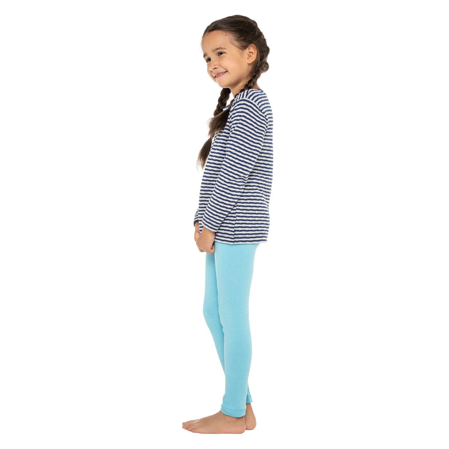 celodoro Leggings Kinder Leggings, stretchige Jersey Hose aus Baumwolle