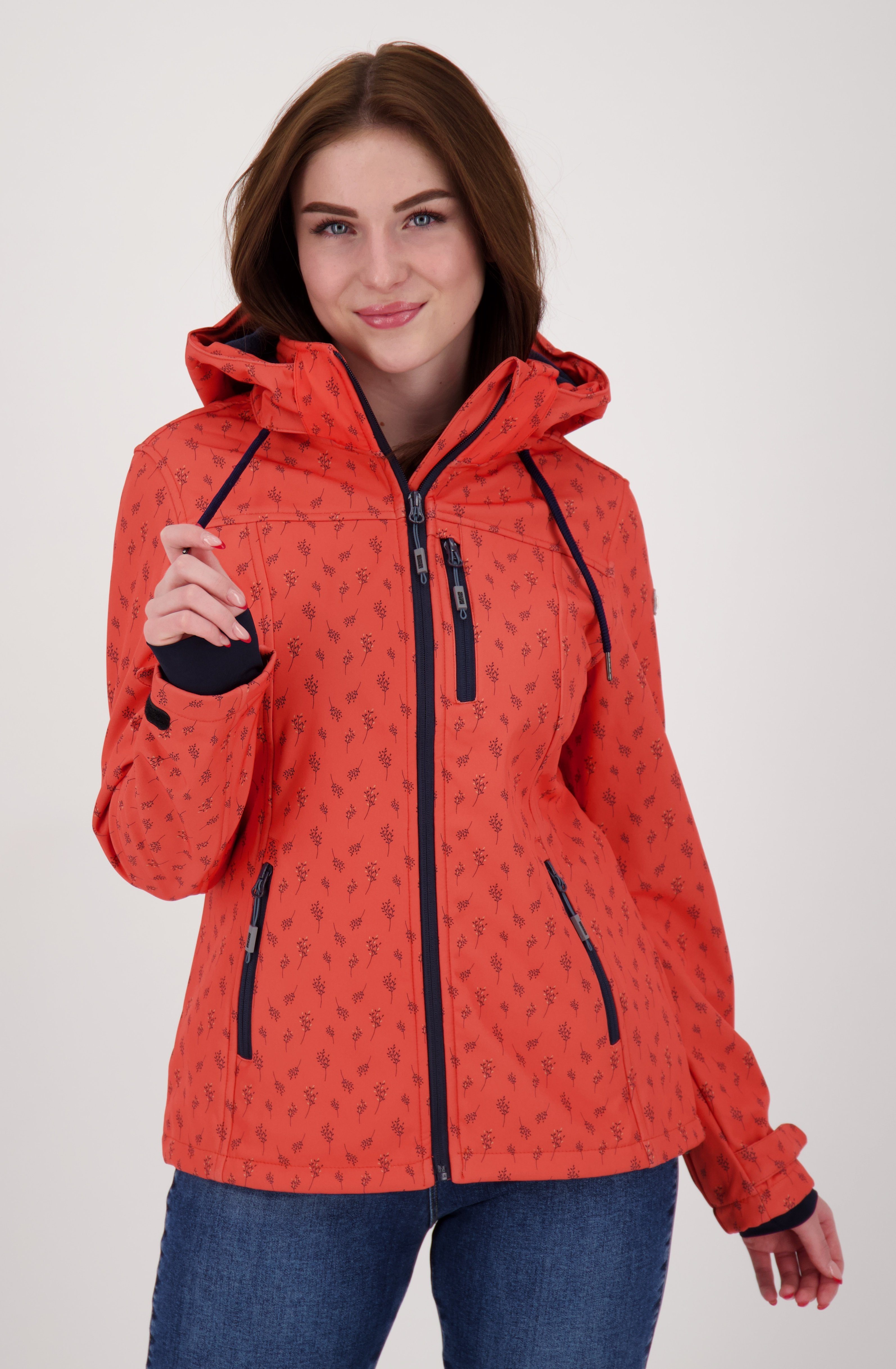 DEPROC Active Softshelljacke SHELBY X WOMEN CS mit abnehmbarer Kapuze. auch in großen Größen erhältlich