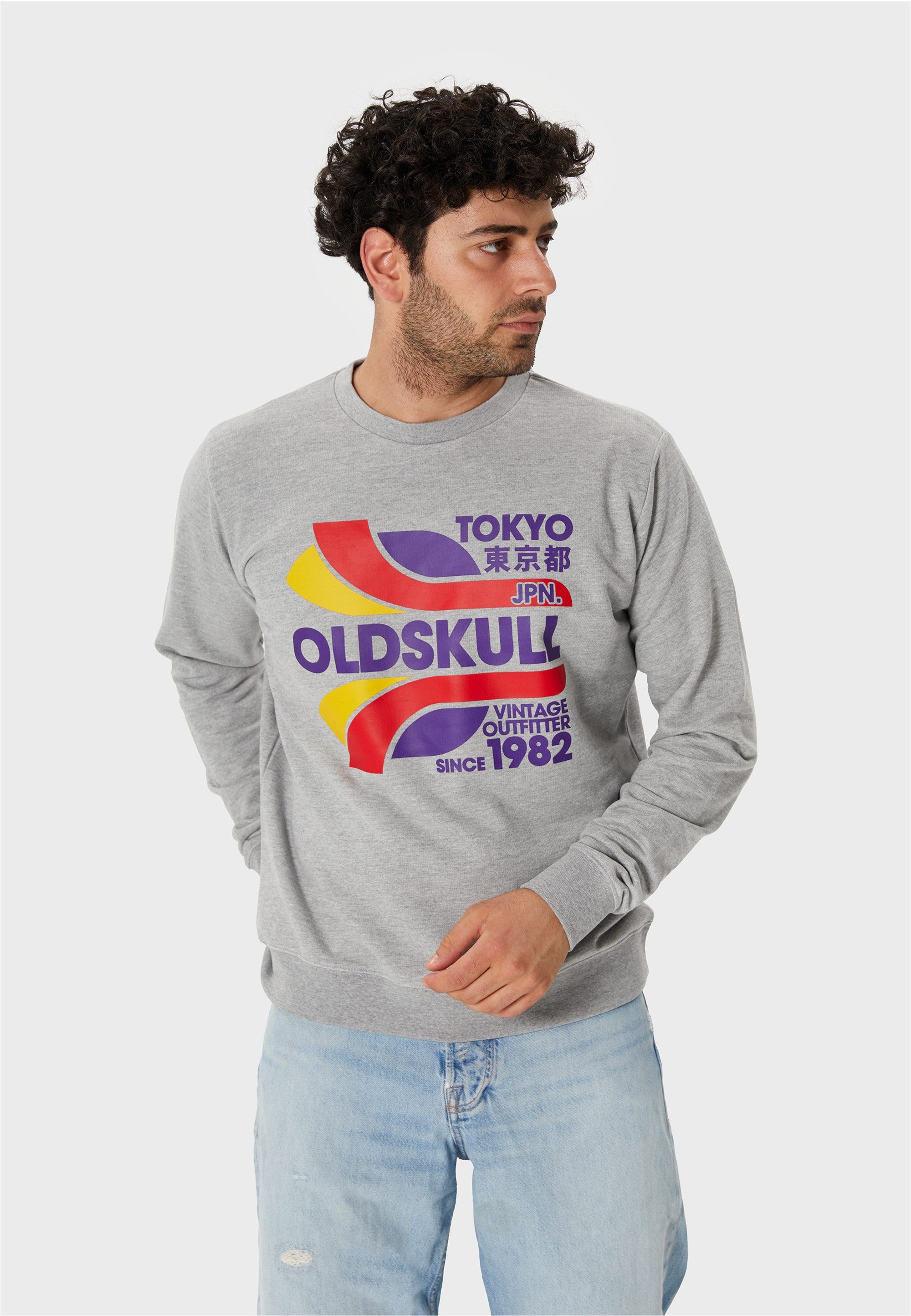 Oldskull Sweatshirt Retro Tokyopolis (1-tlg) mit coolem Print günstig online kaufen