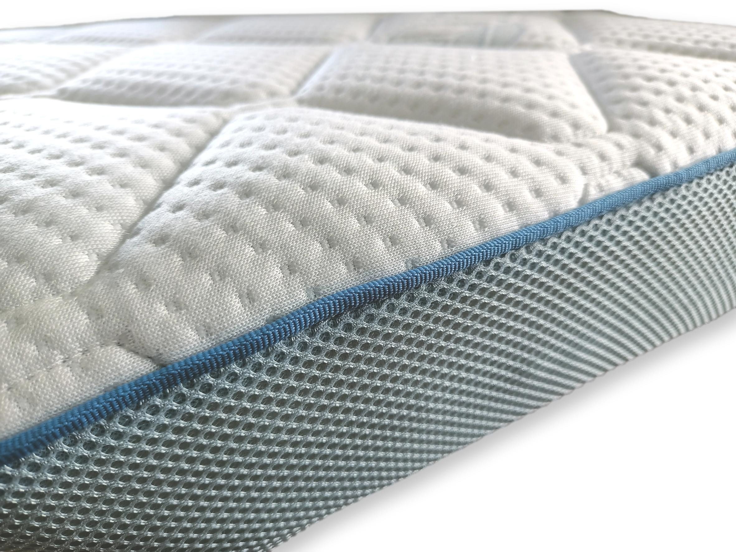 MatratzenL.A.B®, Topper TENCEL™ Lyocell Premium Bezug H5 & H6 extra fest, 12 cm hoch, Kaltschaum und Kokosschicht, Matratzentopper ideal für Ihre Boxspringbett