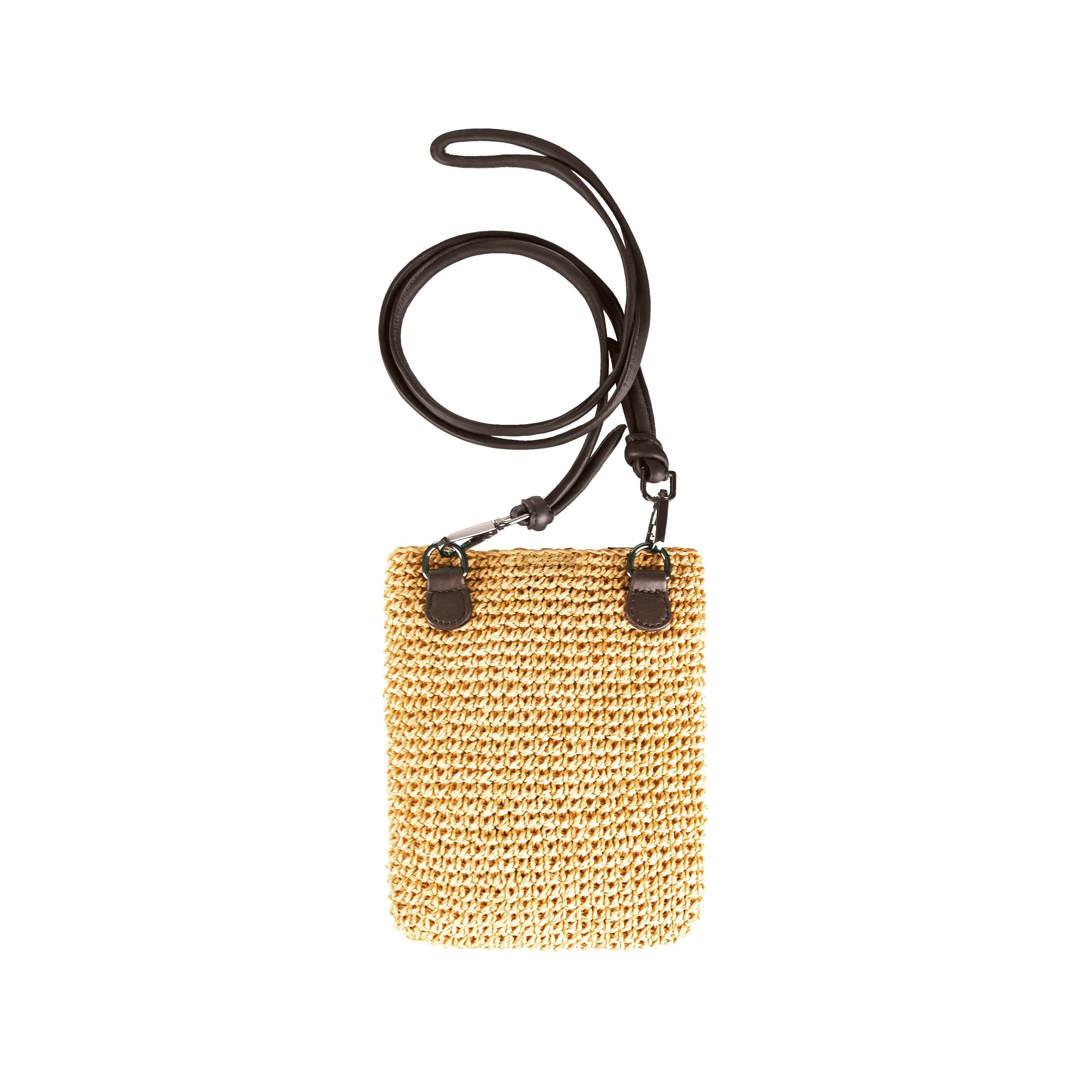 seabreeze by BULL&HUNT Handytasche seabreeze mobile Smartphonetasche aus Raffiabast