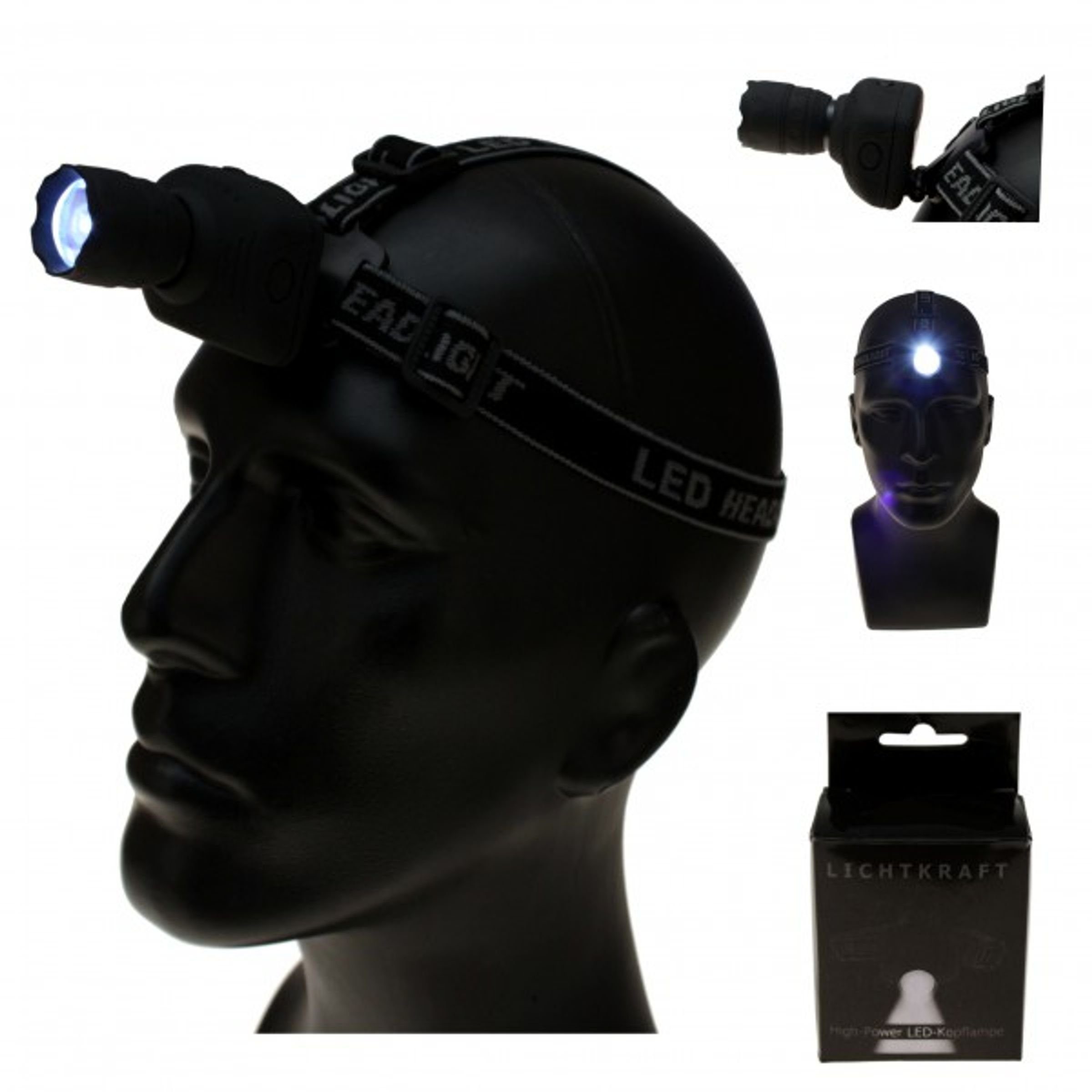 Kopflampe LED Kopflampe Taschenlampe Stirnlampe Scheinwerfer