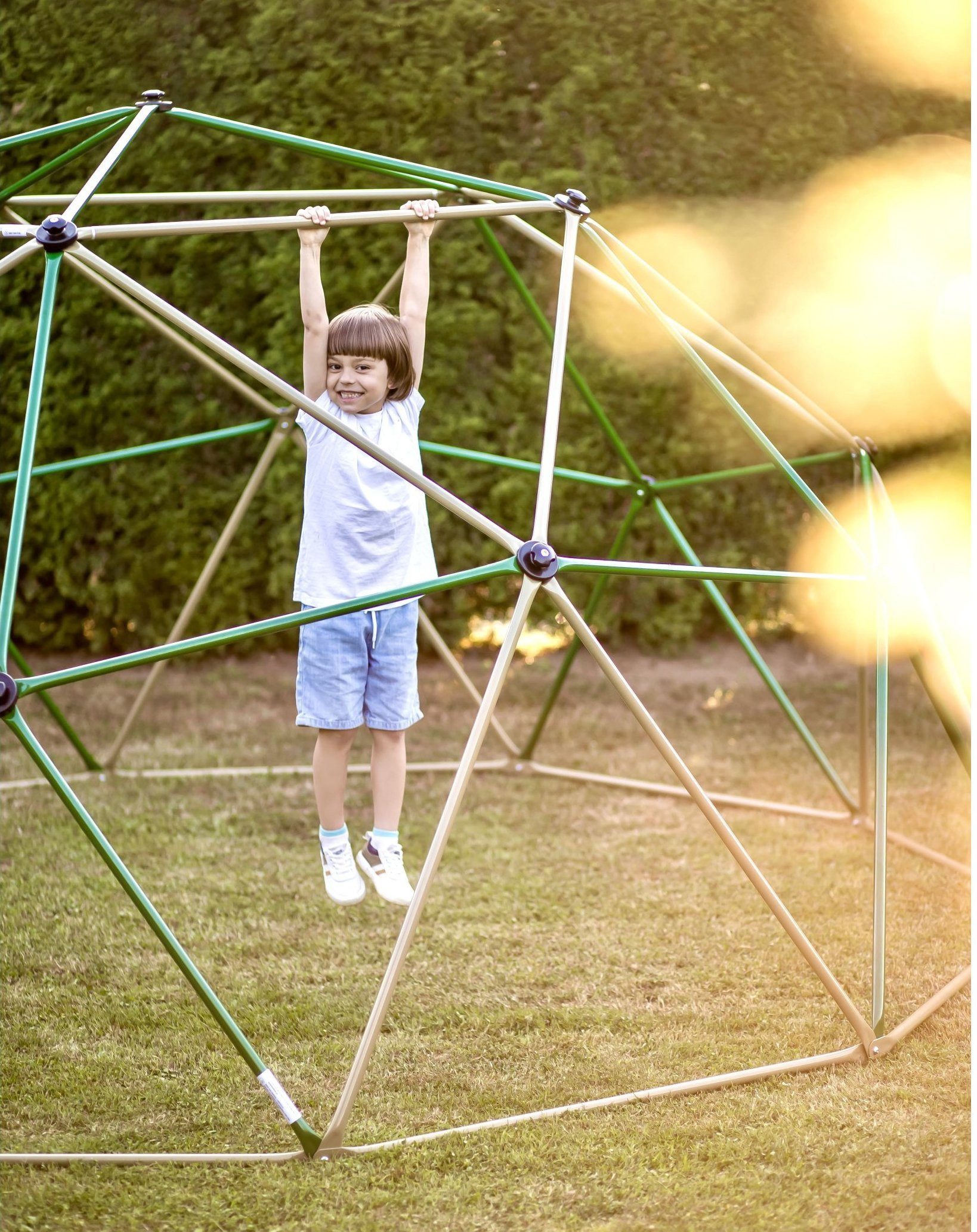 HyperMotion Klettergerüst Kinder-Kletterkuppel XXXL, Garten-Spielplatz, 3,7 m