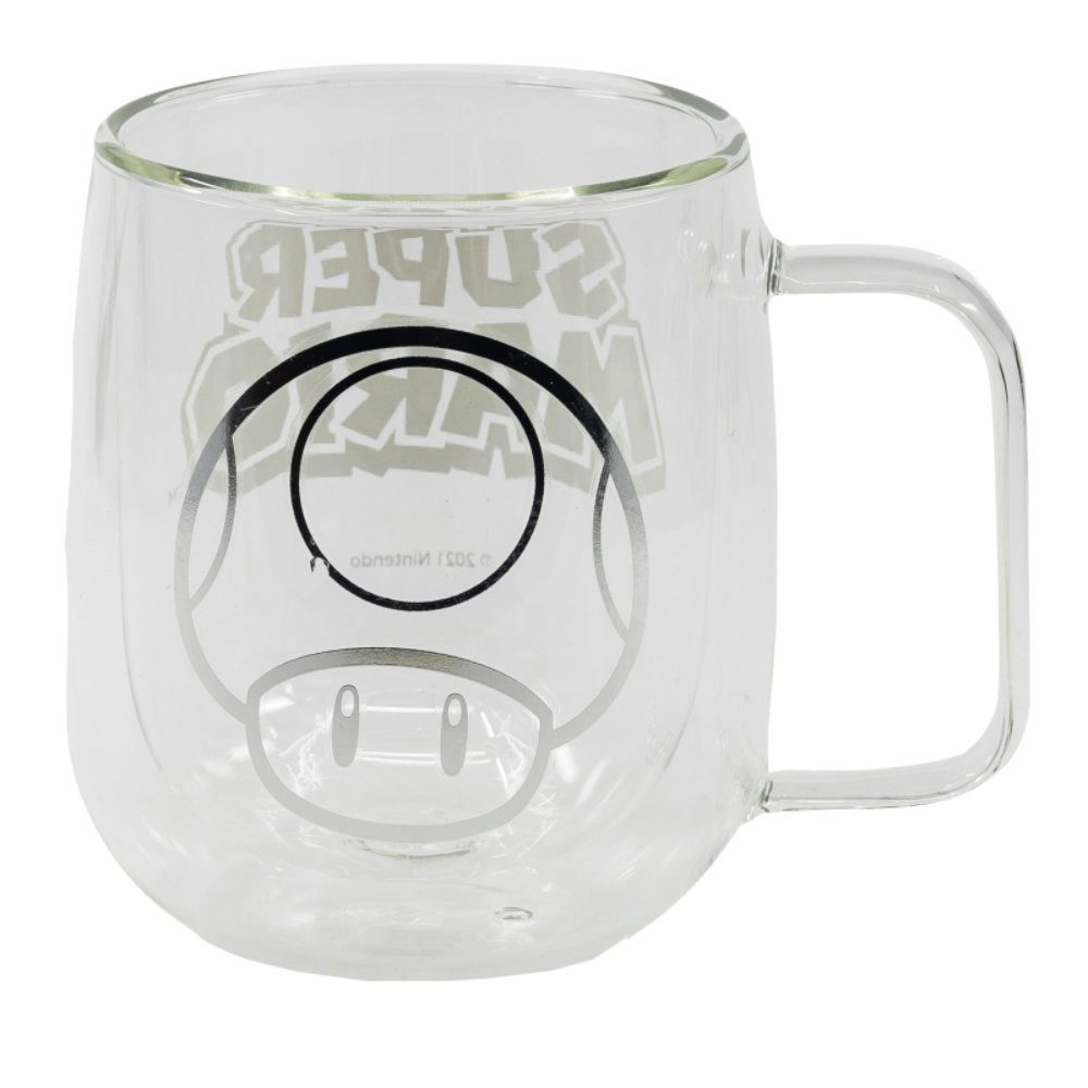 Super Mario Thermotasse Super Mario Toady doppelwandige Glastasse 290 ml, Glas