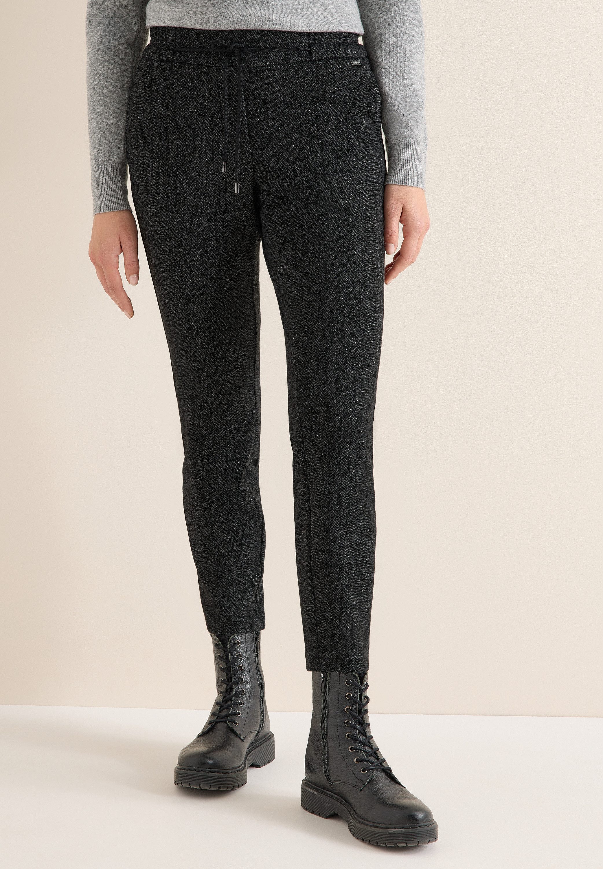 CECIL Jogger Pants Middle Waist