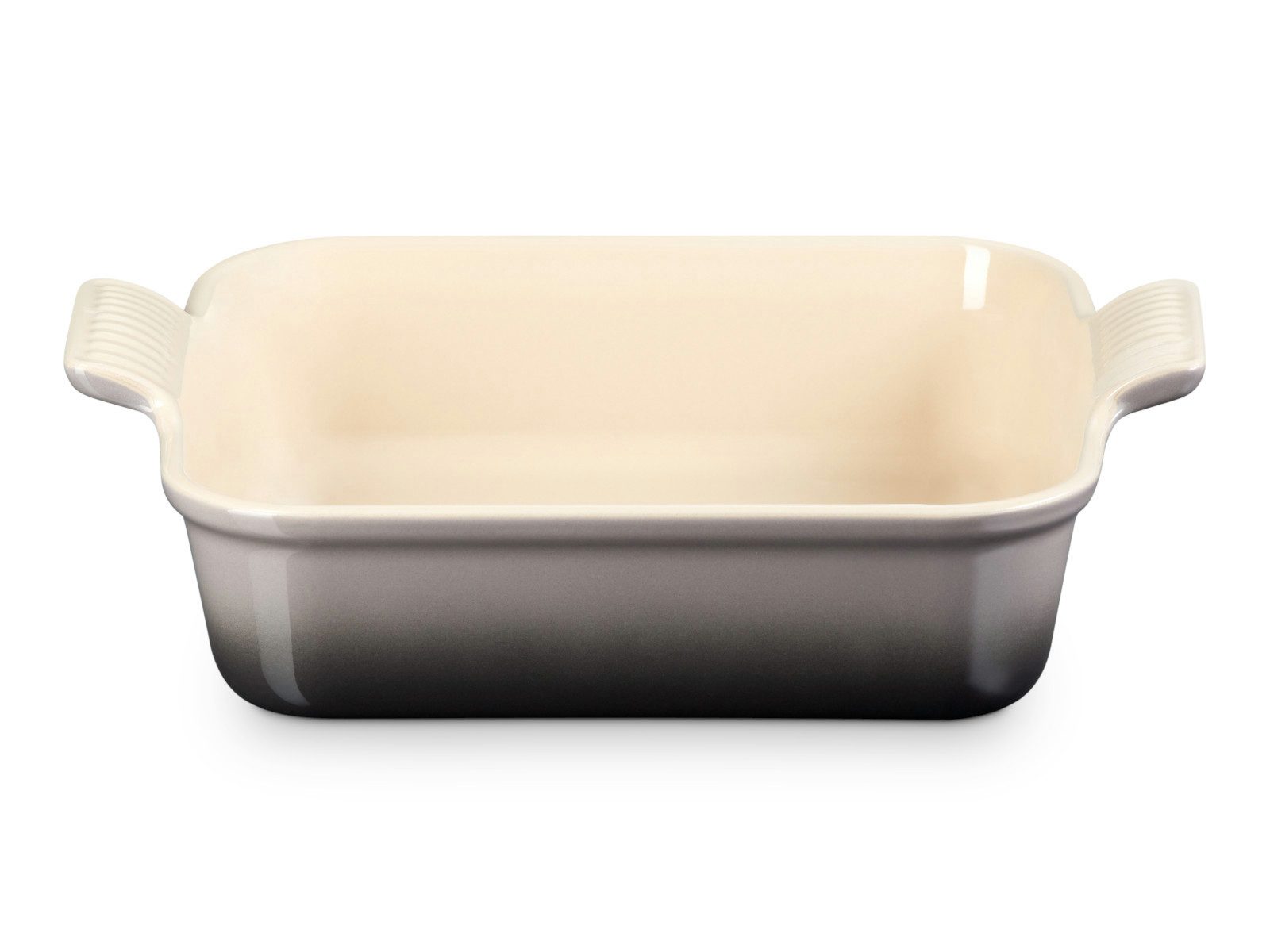 LE CREUSET Auflaufform Auflaufform Tradition quadratisch flint 23cm, Steinzeug