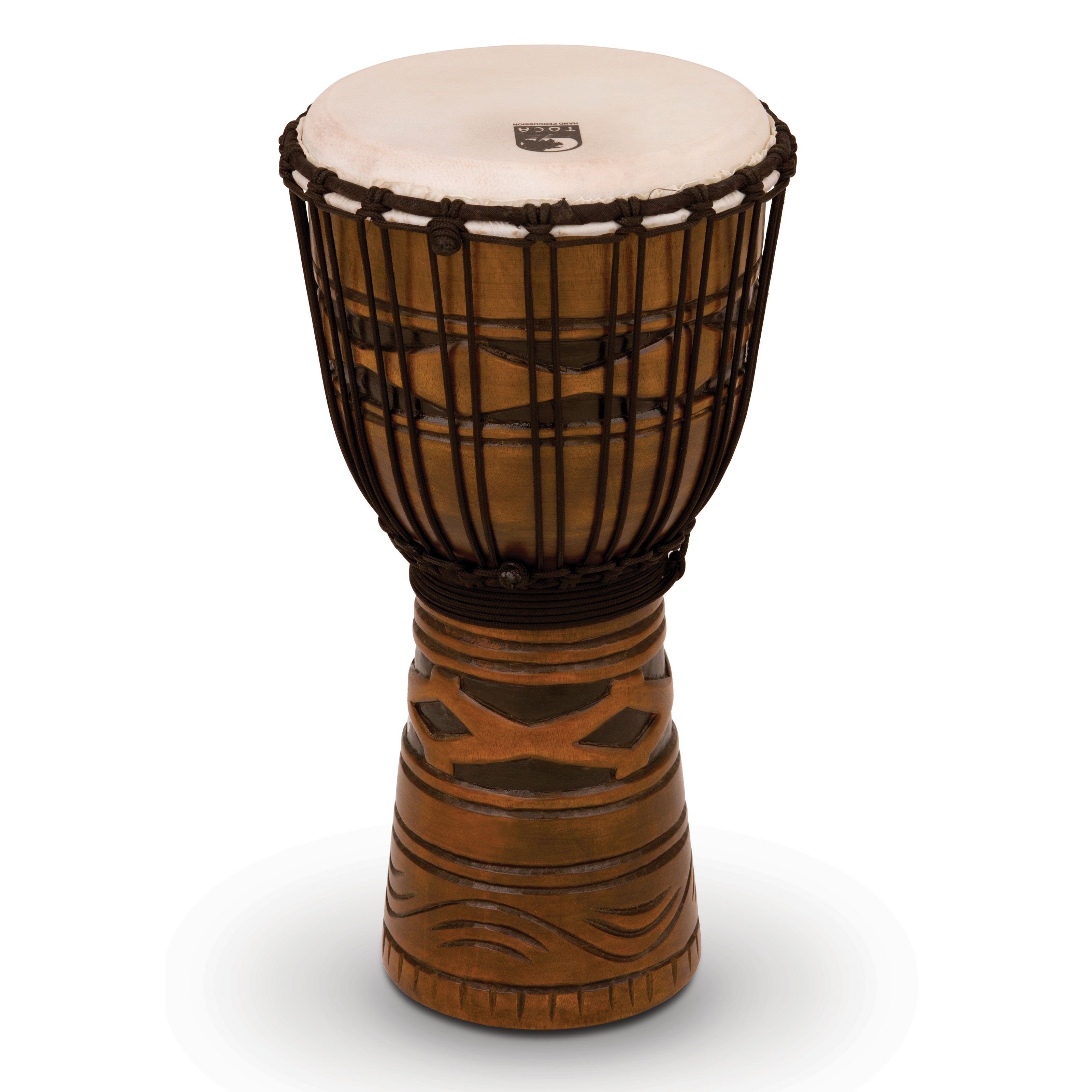 Toca Percussion Djemben,Origins Djembe TODJ-10AM, 10", African Mask #AM, Origins Djembe TODJ-10AM, 10", African Mask #AM - Djembe