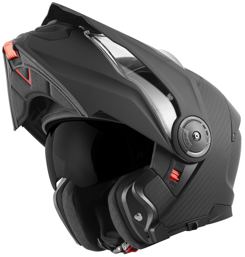Bogotto Motocrosshelm FG-102 Carbon 6K Enduro Klapphelm, Vorbereitet Für Kommunikationssystem,geeignet Brillenträger,vorbe