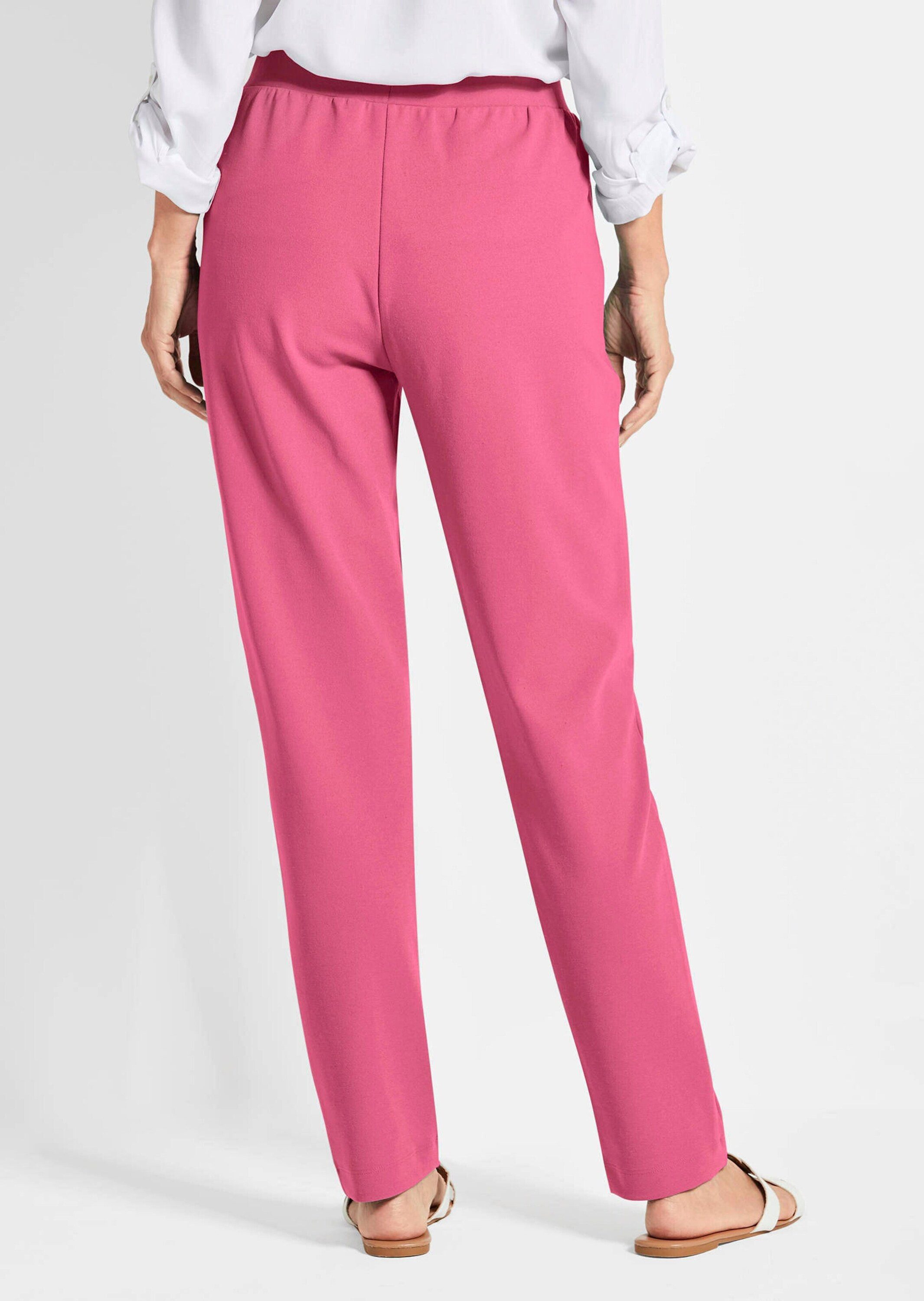 GOLDNER Schlupfhose Businesshose SARA mit Komfortbund Krepphose mit elastischem Bund, Taschen, Bundfalten