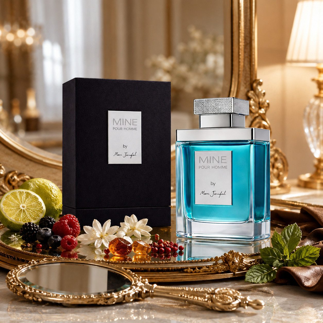 Marc Joseph Paris Eau de Parfum MINE POUR HOMME PARIS Luxus Herrenduft, Fruchtig Ledrig Holzig e100 ml, Luxuriöser Herrenduft, Sehr Langanhaltend, Außergewöhnliche Verpackung