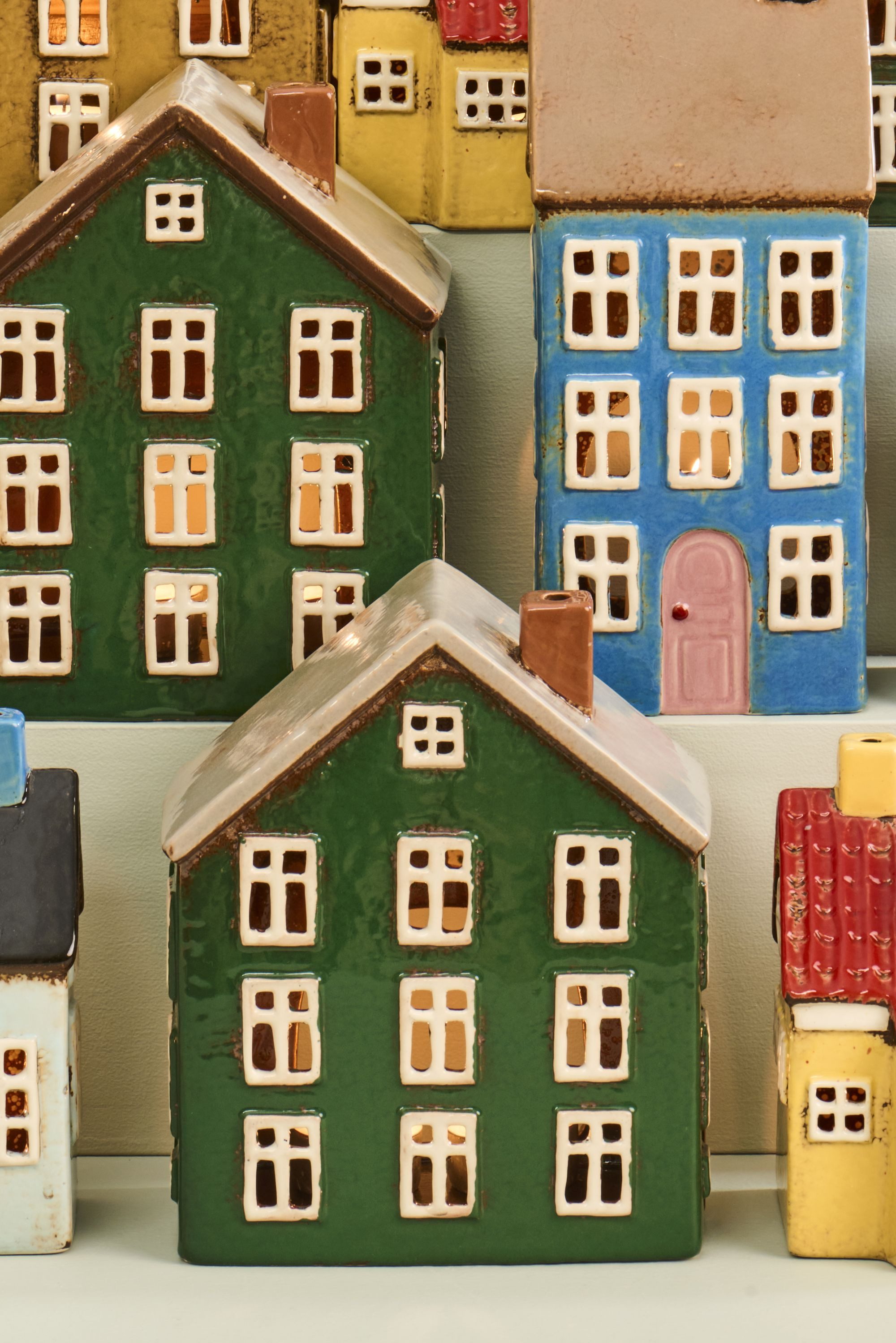 Ib Laursen Weihnachtshaus Ib Laursen Lichterhaus Teelichthalter Teelichthau günstig online kaufen