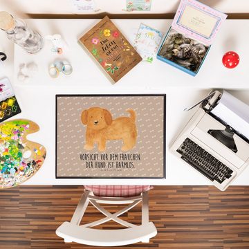 Mr. & Mrs. Panda Schreibtischunterlage Hund Flauschig - Hundeglück - Geschenk, Schreibwaren, Büroartikel, Hu, (1 tlg)