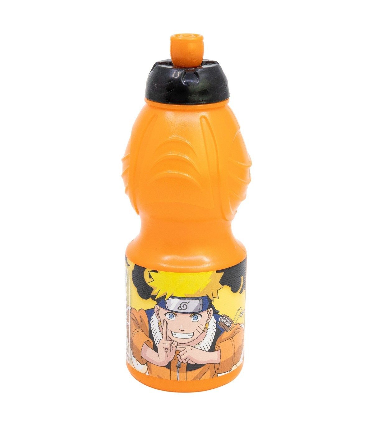 Naruto Trinkflasche Kindertrinkflasche 400 ml mit Tropfschutz Deckel