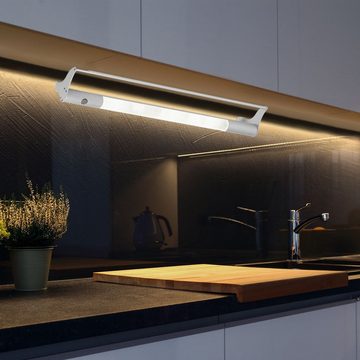 EGLO Unterschrankleuchte, Leuchtmittel nicht inklusive, Unterbau Leuchte Ess Zimmer Küchen Schrank Beleuchtung Strahler