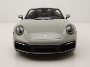 Minichamps Modellauto Porsche 911 Carrera 4S Cabrio 2019 grau Modellauto 1:18 Minichamps, Maßstab 1:18