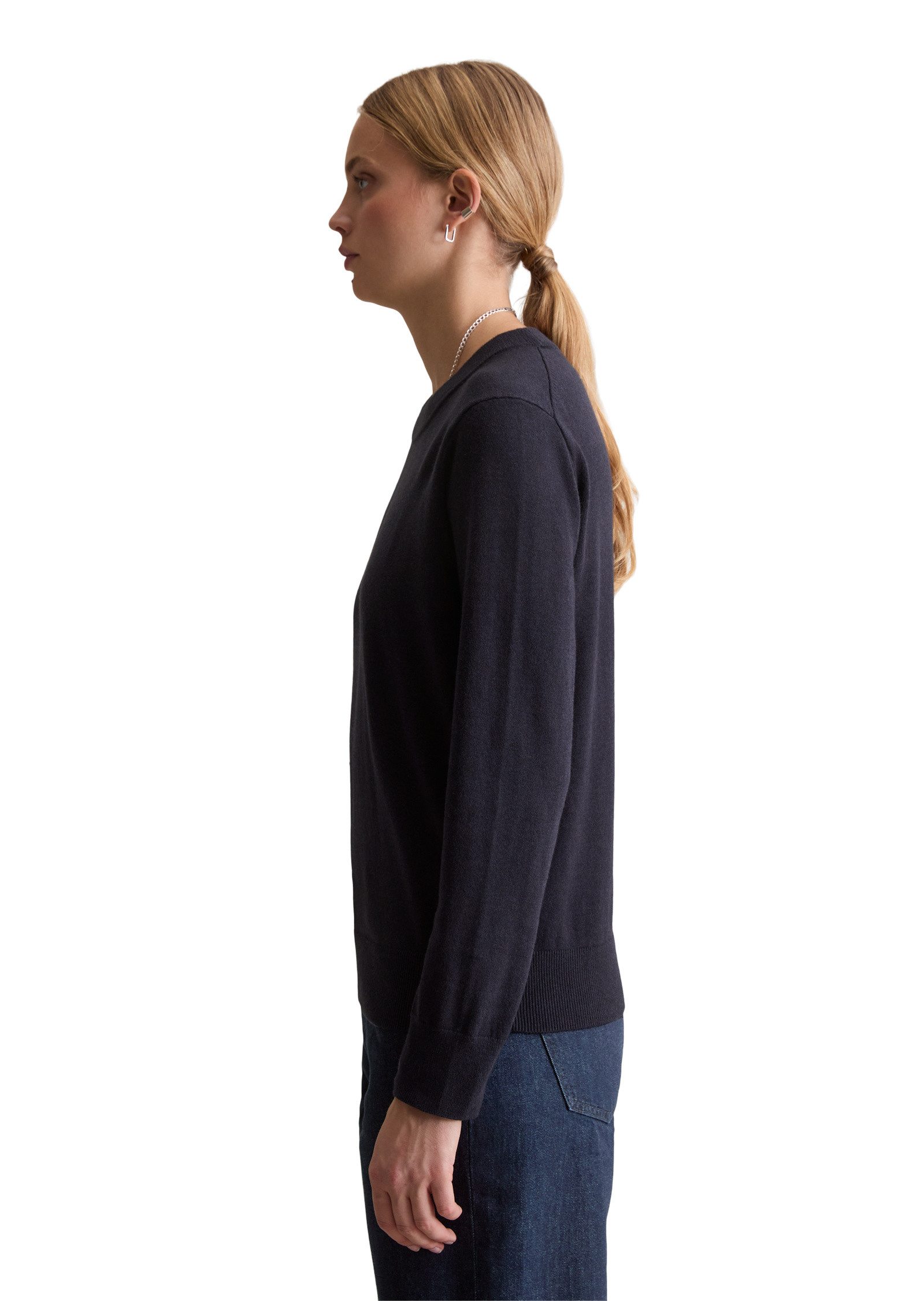 Marc O'Polo DENIM Strickpullover aus Soft Cotton Stretch