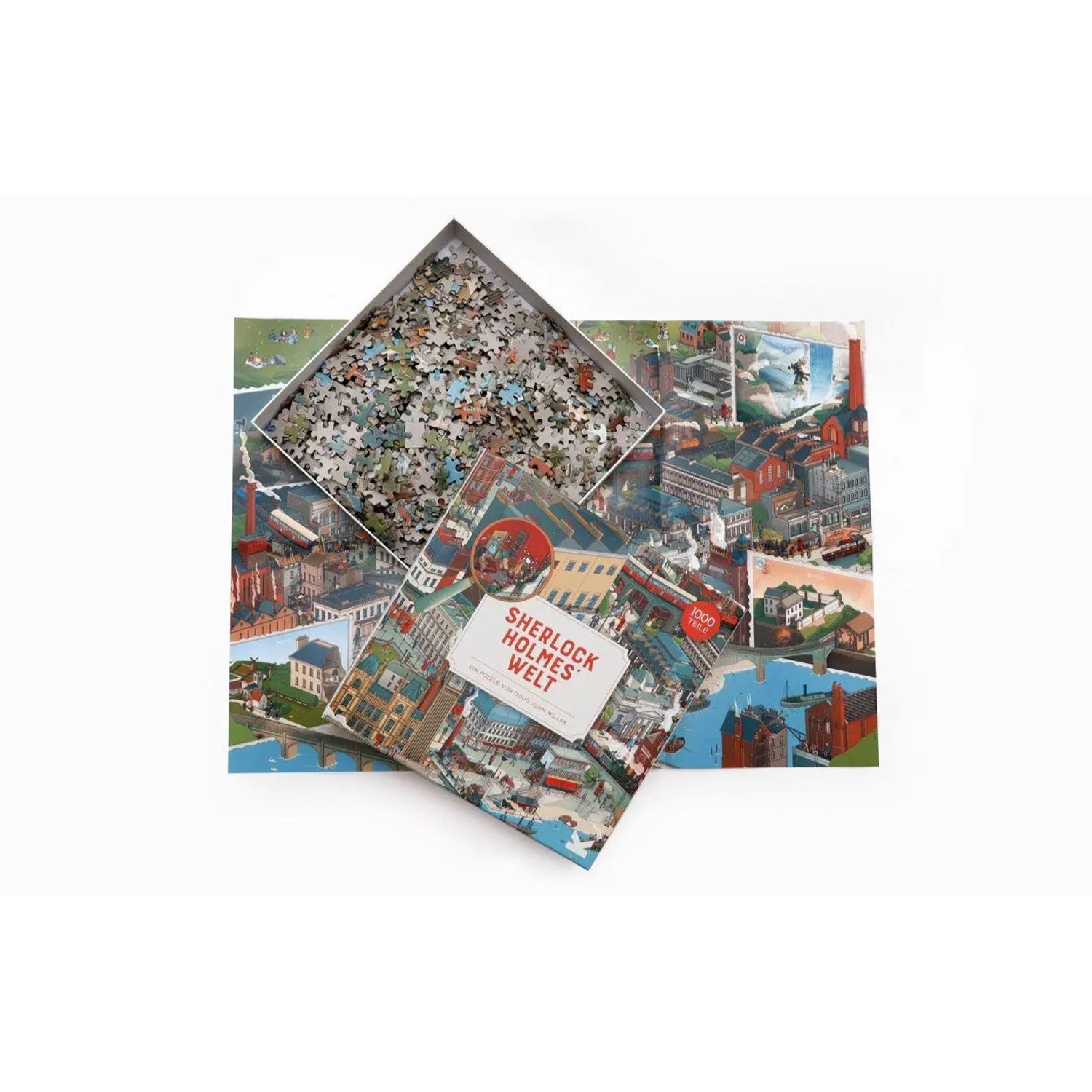 Laurence King Puzzle Sherlock Holmes` Welt, 1000 Puzzleteile