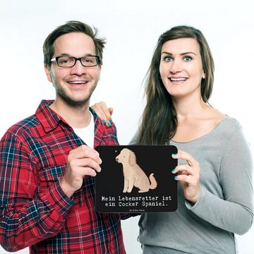 Mr. & Mrs. Panda Mauspad Cocker Spaniel Lebensretter - Schwarz - Geschenk, Hund, Einzigartiges (1-St), Made in Germany