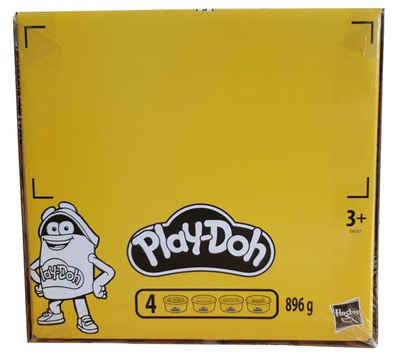 Play-Doh Knetform-Set »Play-Doh E6037F03 Wheels Baustellenknete 4 Dosen« (Packung, 5-tlg., 4 Dosen Kneten, 1 Schaufel), mit 4 Dosen Play-Doh Knete