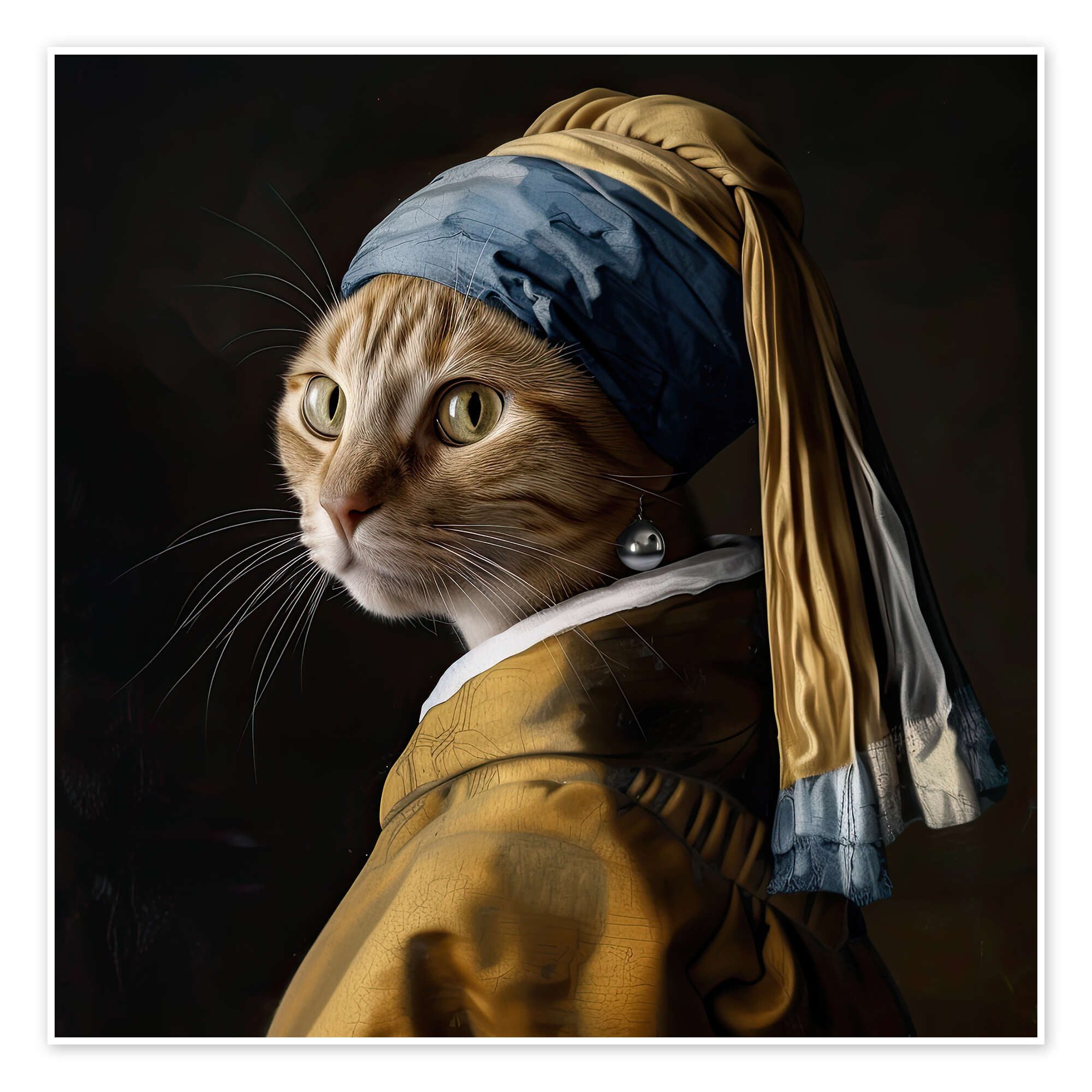 Posterlounge Poster Felipe Hora, Die Katze günstig online kaufen