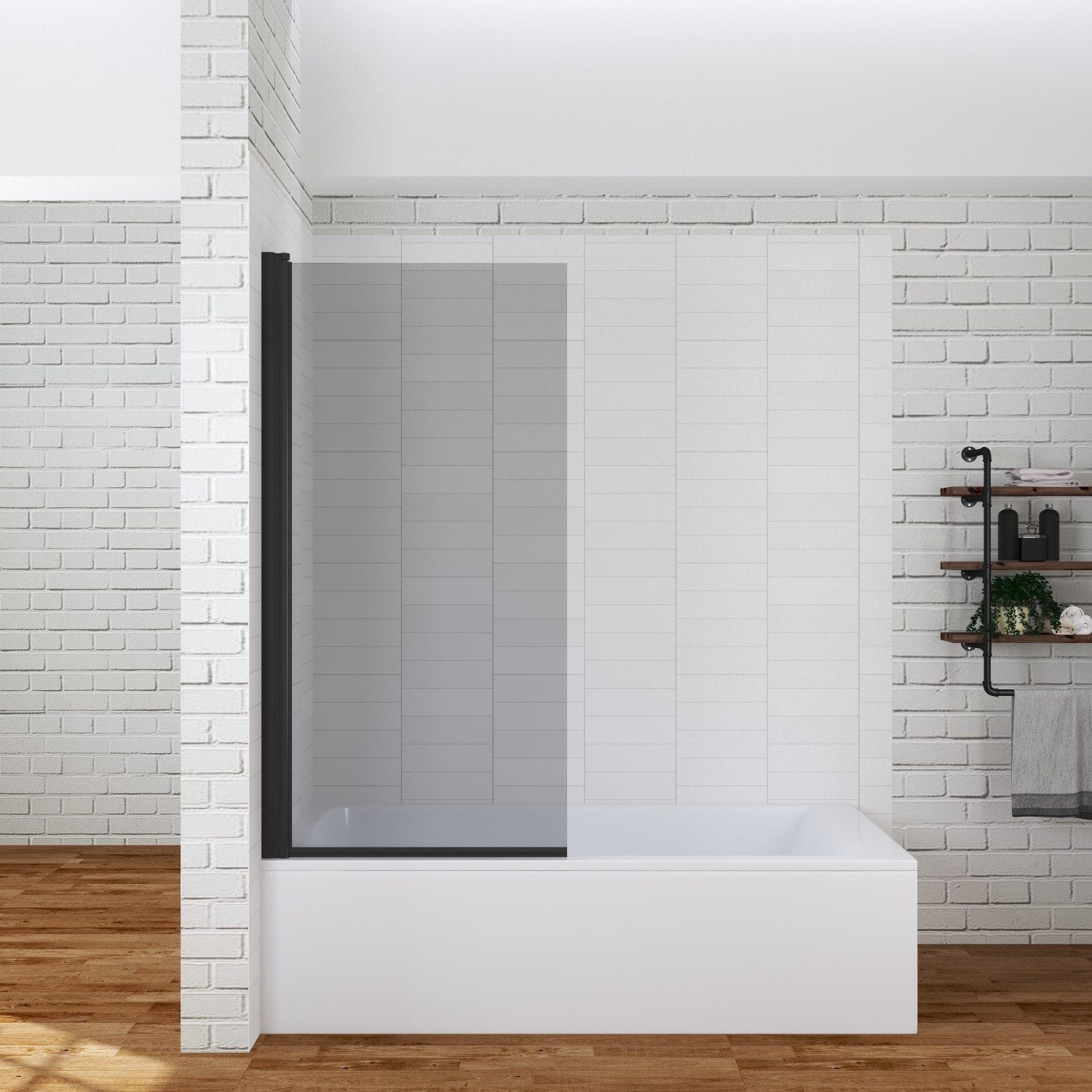 AQUABATOS Badewannenaufsatz Duschabtrennung Duschwand für Badewanne günstig online kaufen