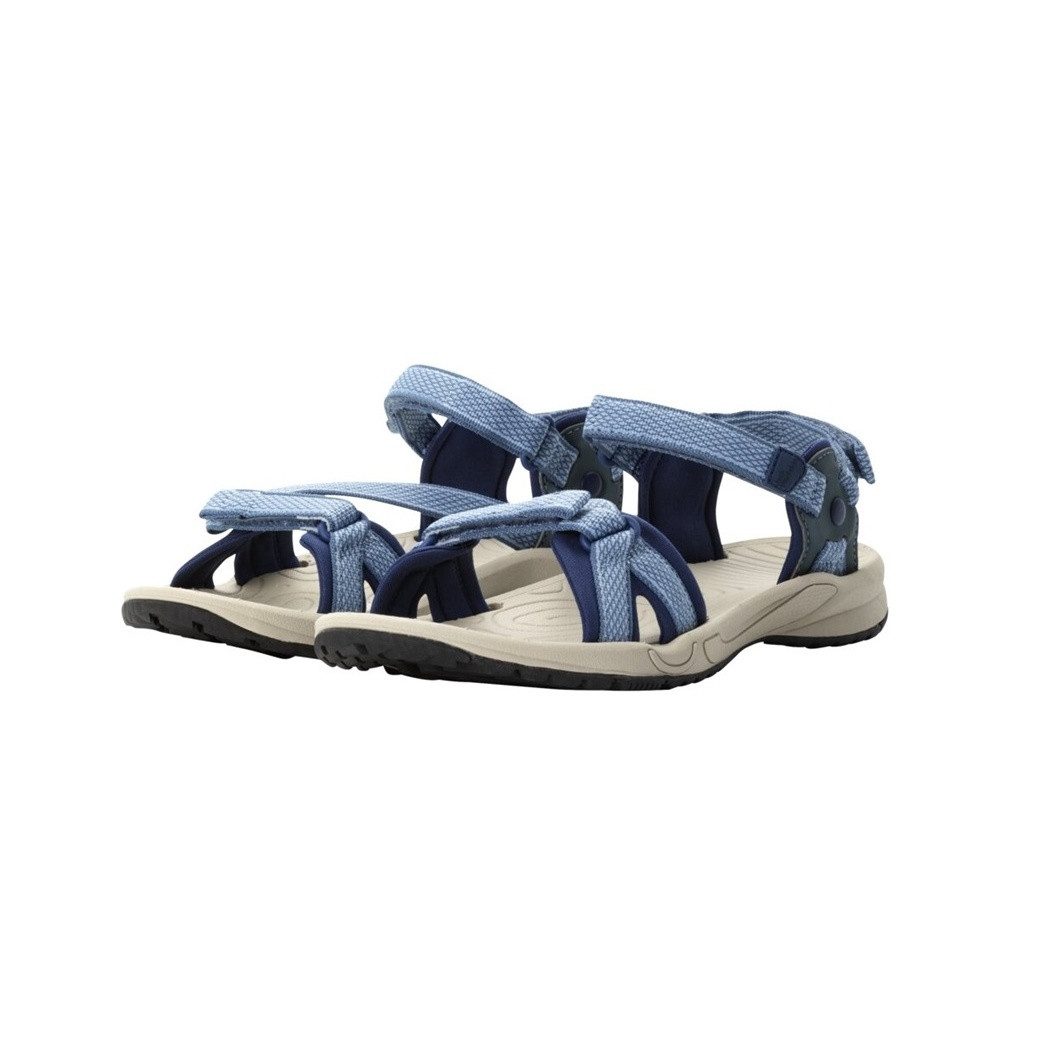 Jack Wolfskin Lakewood Ride Neoprenpolsterung blau Damen Sandale