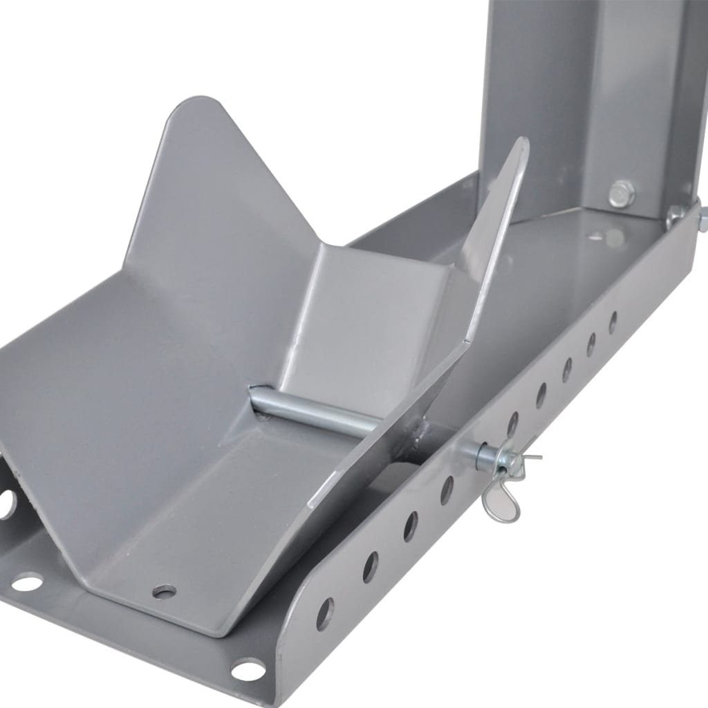 vidaXL Sicherheitskeil Motorradständer 10 Löcher