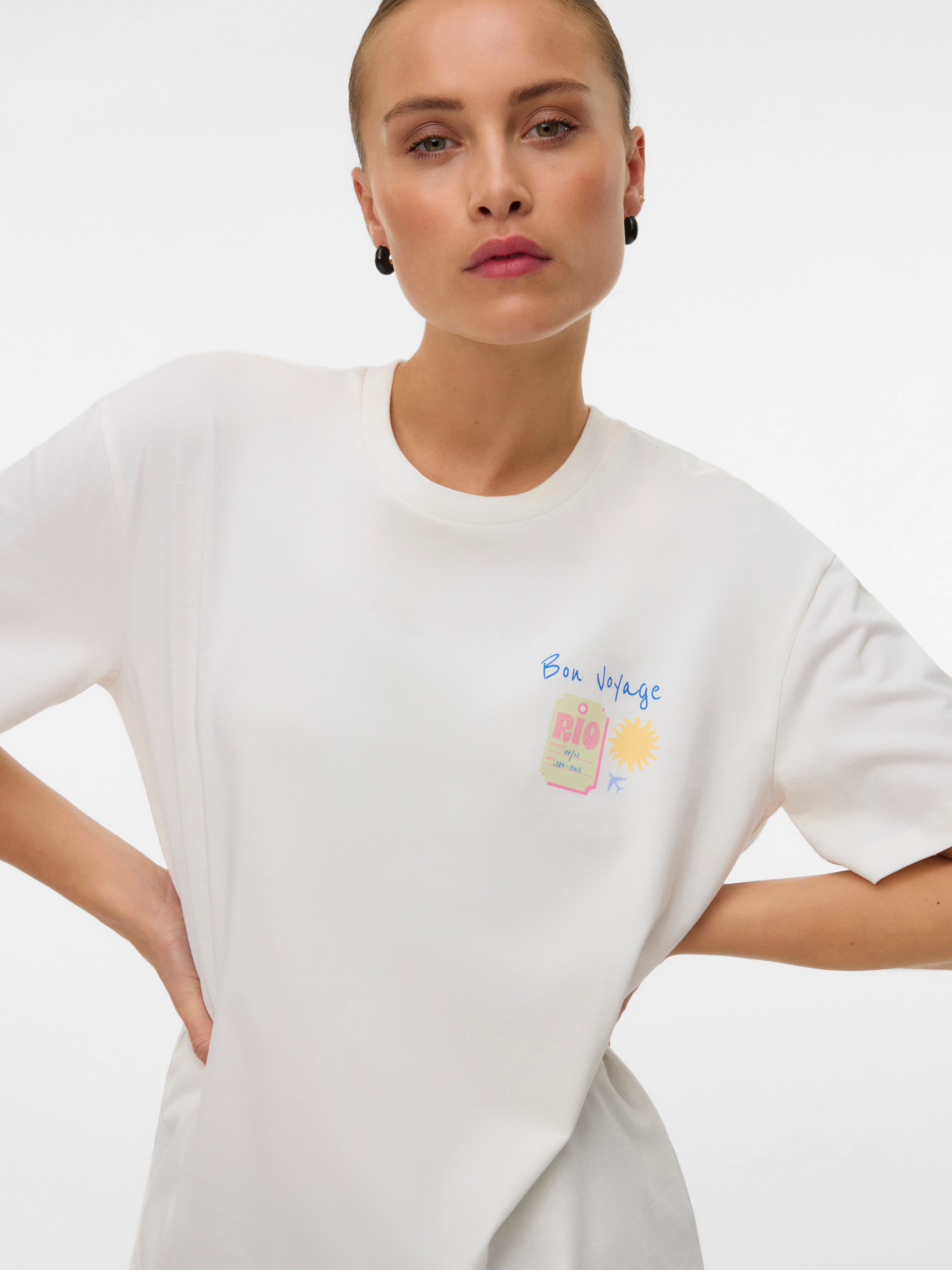 T-Shirt VMNINNA MIA SS TOP BOX JRS