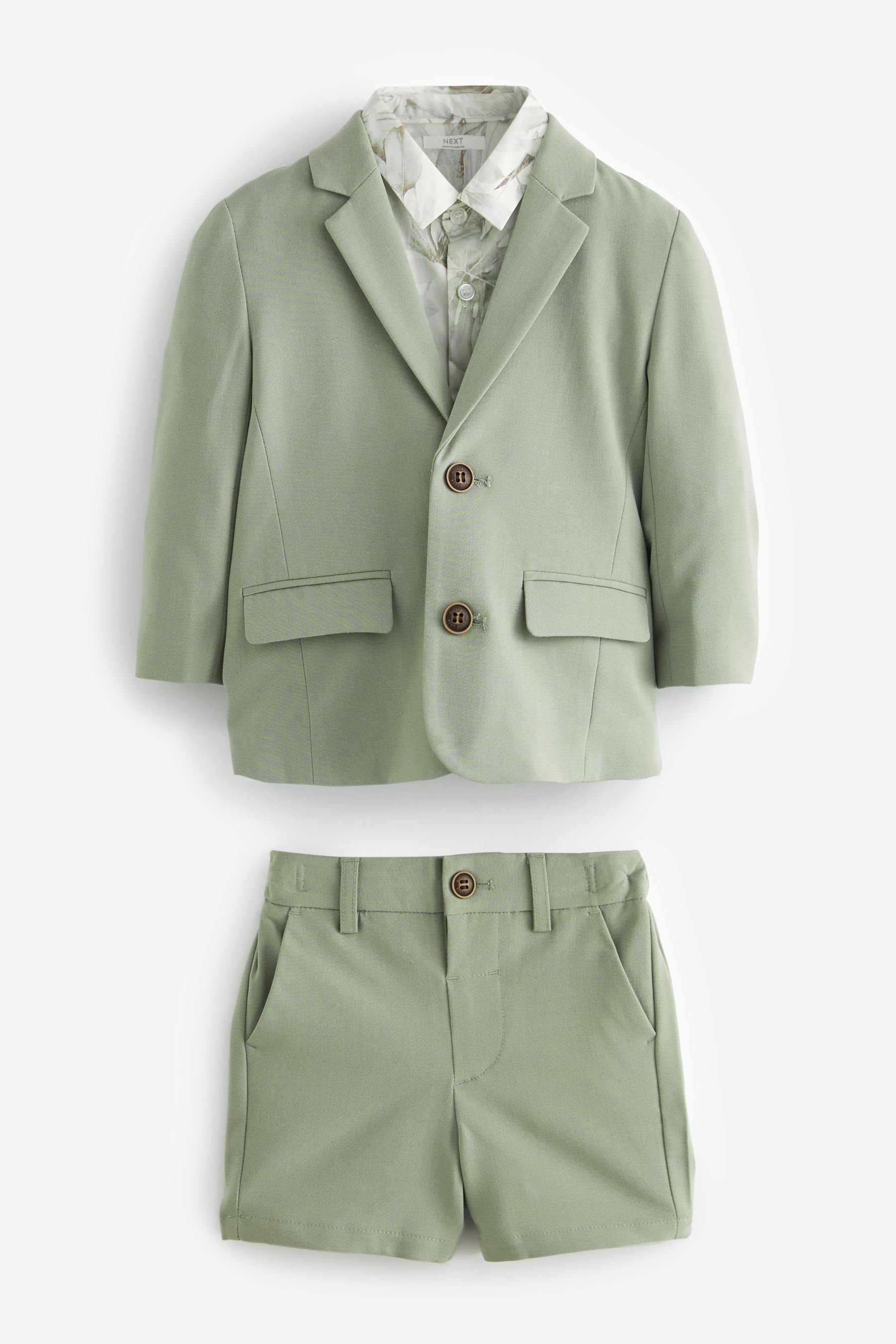 Next Kinderanzug Blazer, Hemd und Shorts im Set (3-tlg)