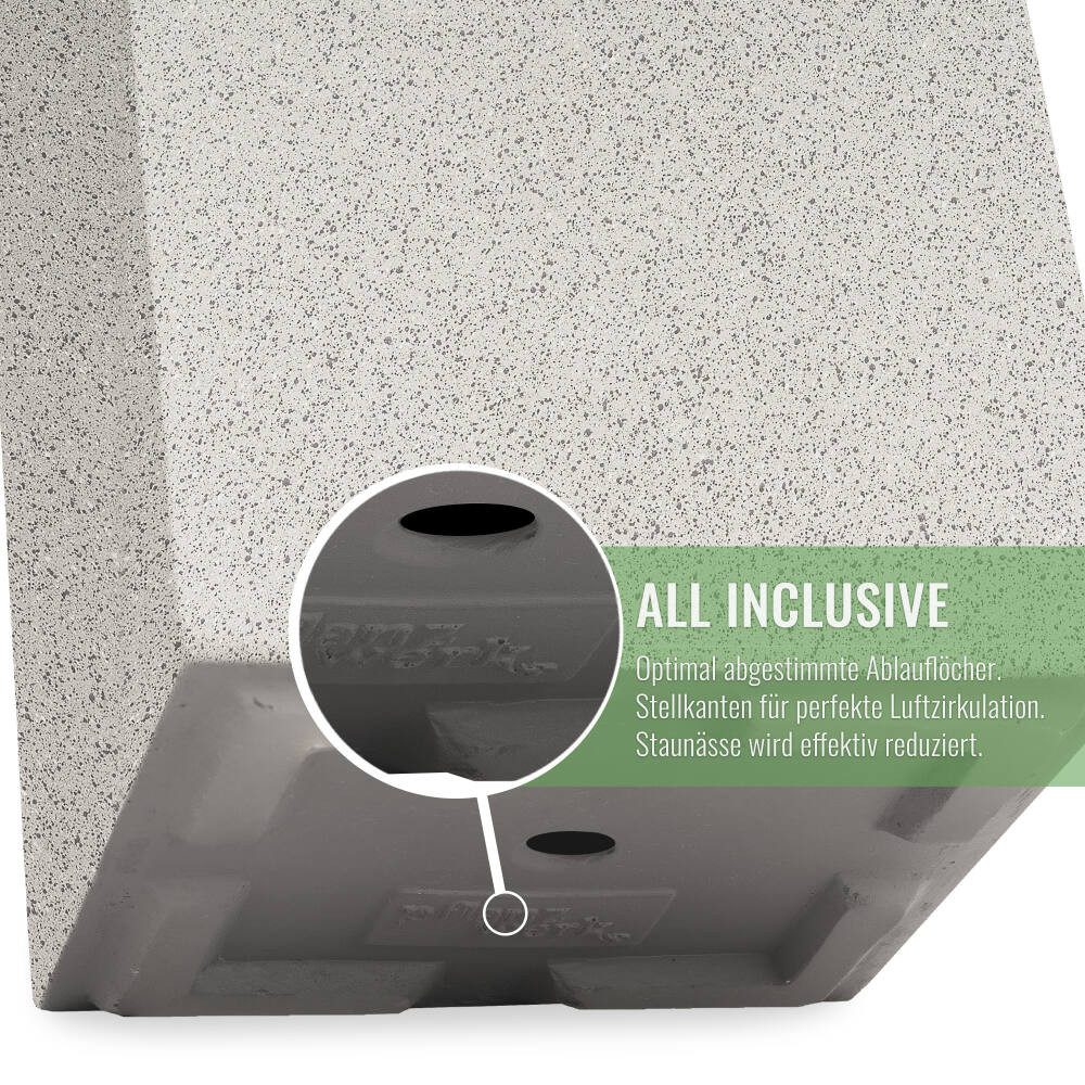 Pflanzwerk® Pflanzkübel DIVIDER Premium Blumenkübel Raumteiler Hochbeet Fiberglas, Fiberglas - Handgefertigt - Rechteckig - Frostbeständig – Bild 4 von 5
