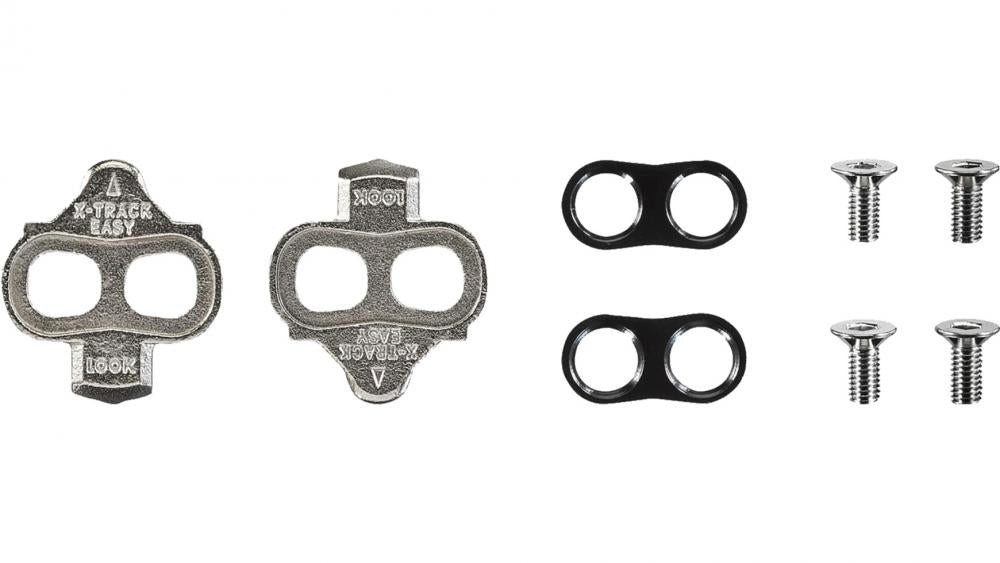 Look Fahrradpedale LOOK X-Track Easy Pedalplatten anthracite 6° Bewegungsfreiheit SPD MTB