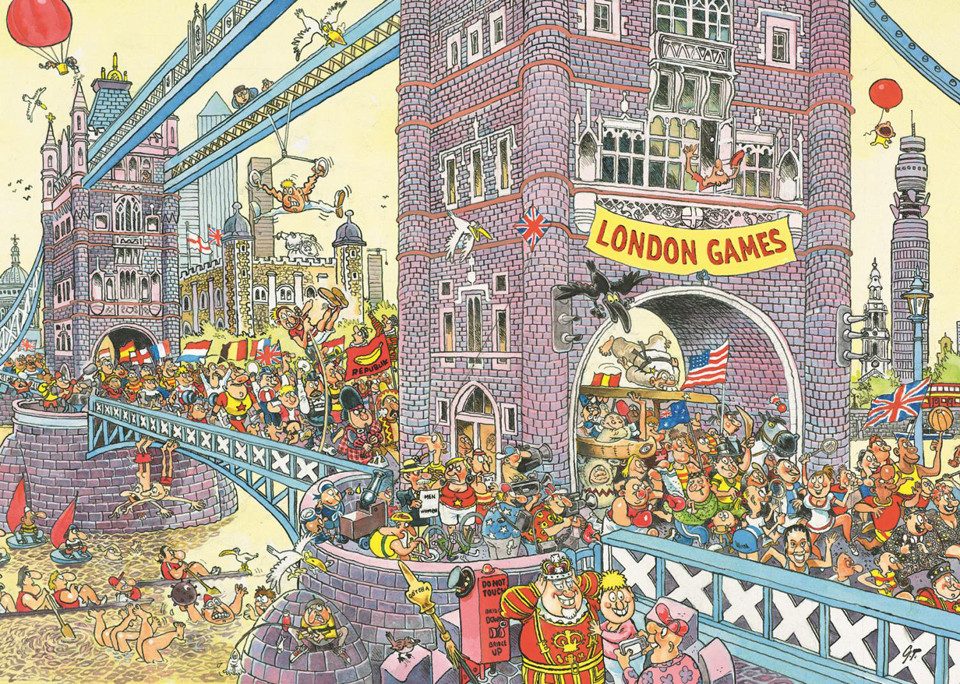 Jumbo Spiele Puzzle Wasgij Mystery 8 Die letzte Hürde! 950 Teile Puzzle, 950 Puzzleteile