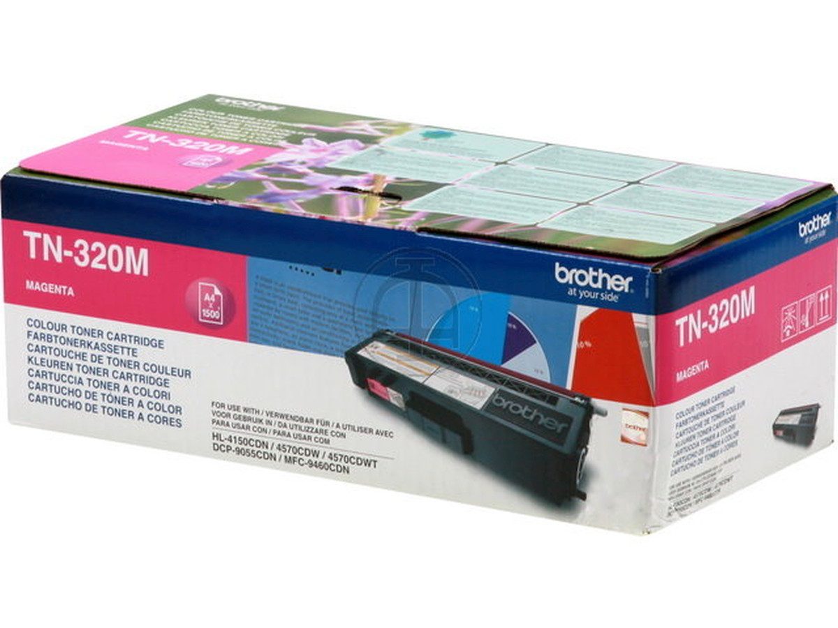 Brother Tonerpatrone Toner Brother TN320M magenta (4 Stück)