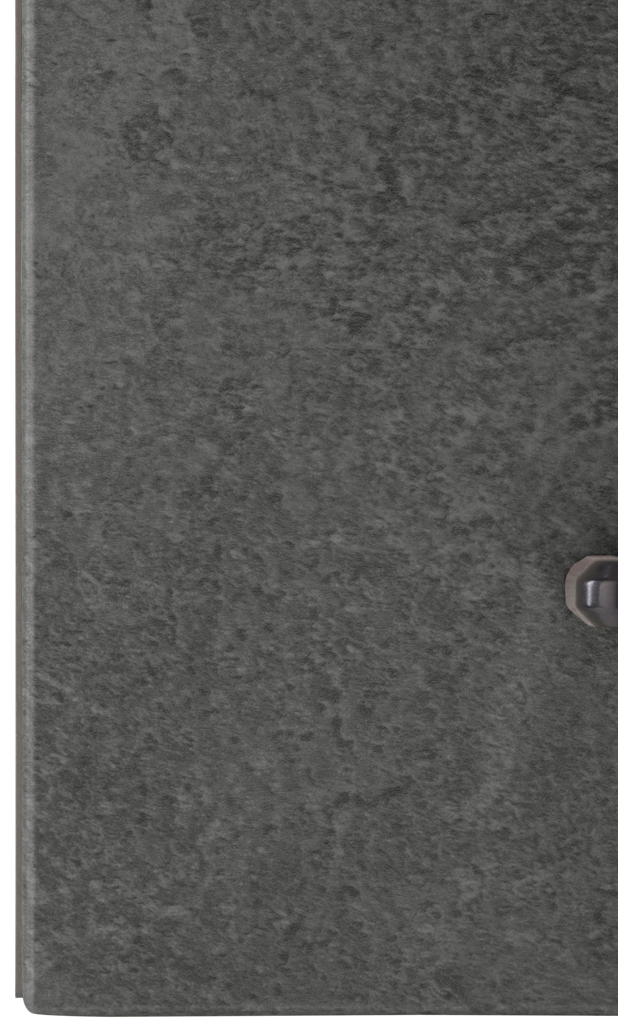 Tulsa betonfarben Tür, cm Hängeschrank HELD 1 | hoch, 50 schwarzer 57 cm grafit Front Metallgriff, dunkel breit, MDF MÖBEL