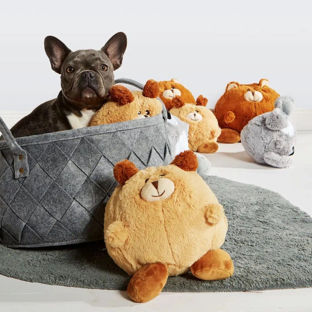 Wolters Tierkuscheltier Hundespielzeug Plüschball Hund günstig online kaufen